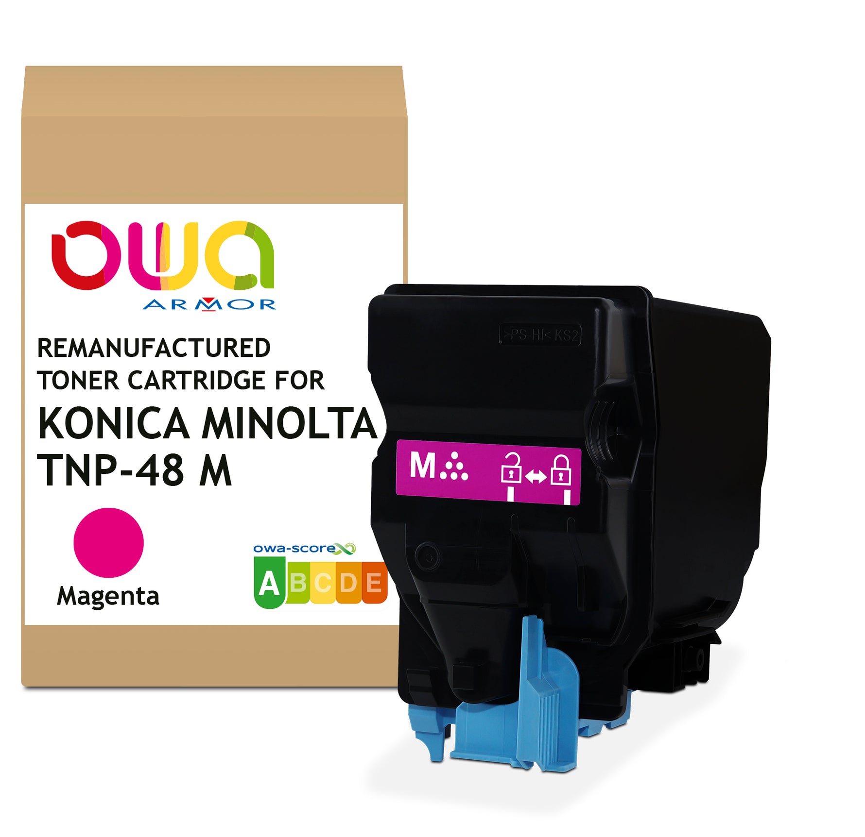 Konica Minolta Konica Minolta Tnp48m/Tnp49m - Remanufactured Toner Owa - Magenta