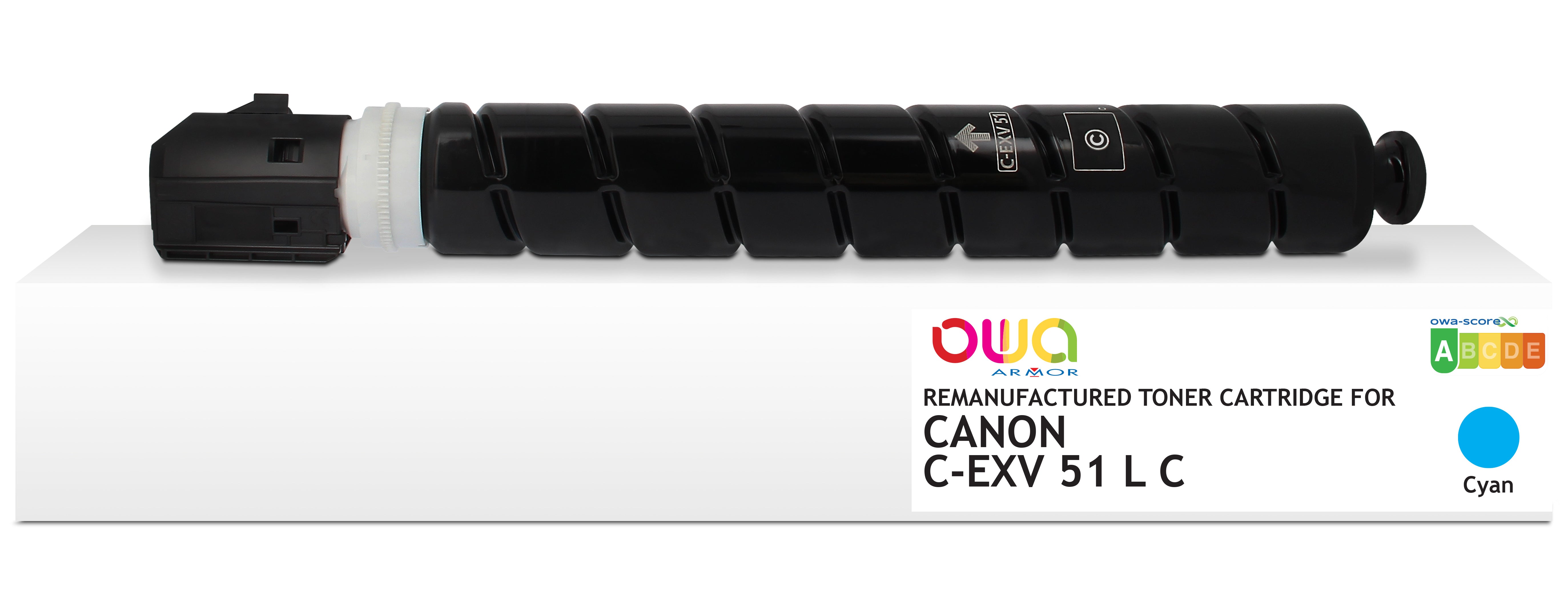 Canon Canon C-Exv51 L C - Remanufactured Toner Owa - Cyan