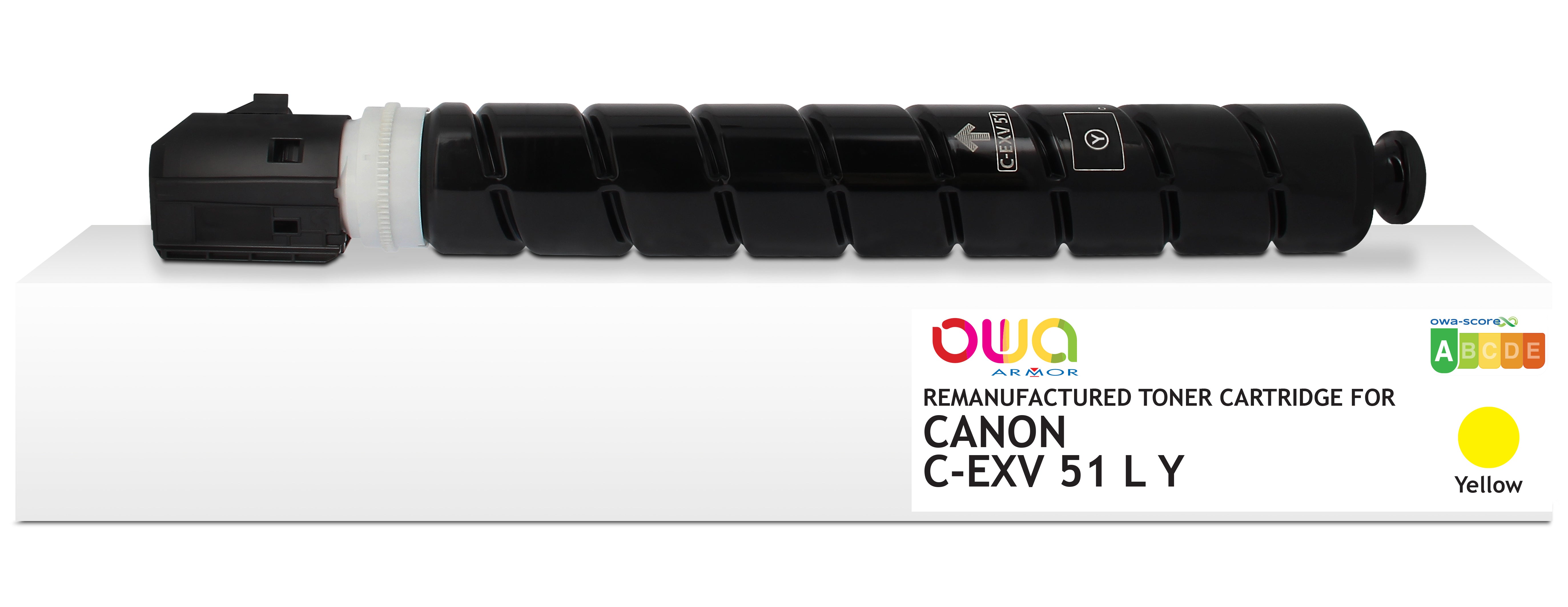 Canon Canon C-Exv51 L Y - Remanufactured Toner Owa - Yellow