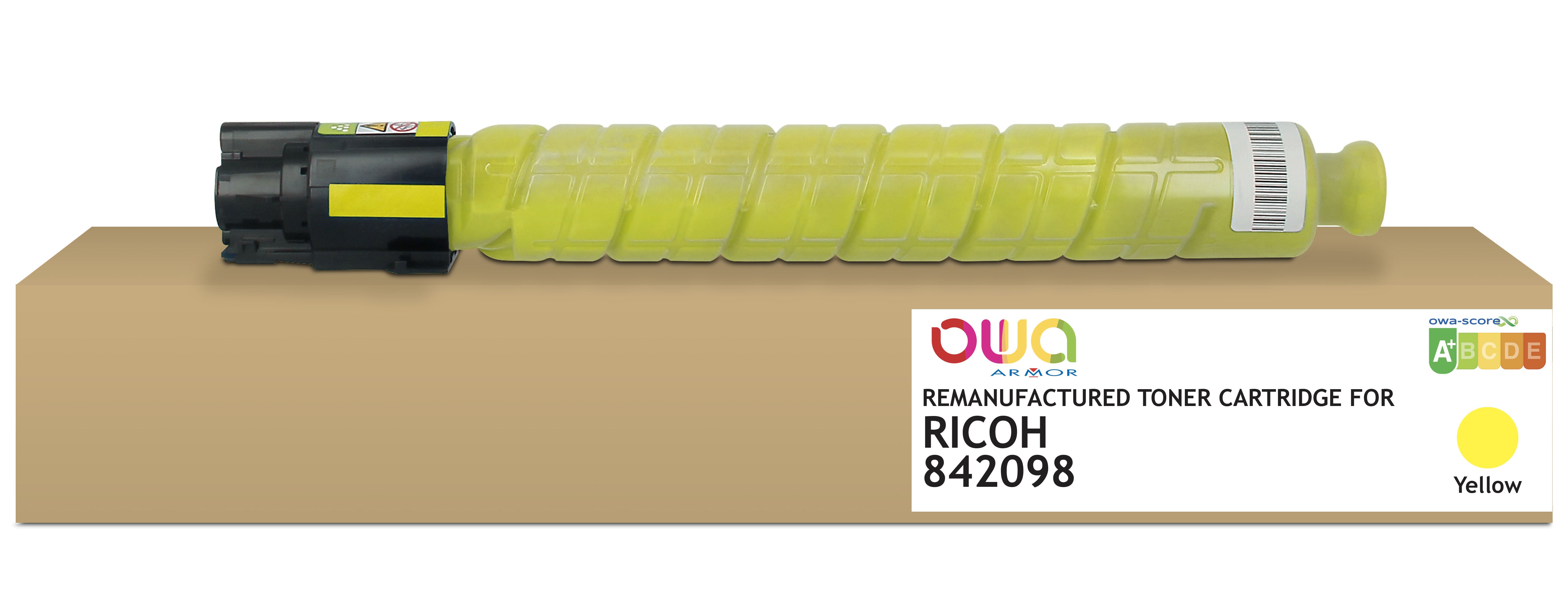 Ricoh Ricoh 842098 - Remanufactured Toner Owa - Yellow