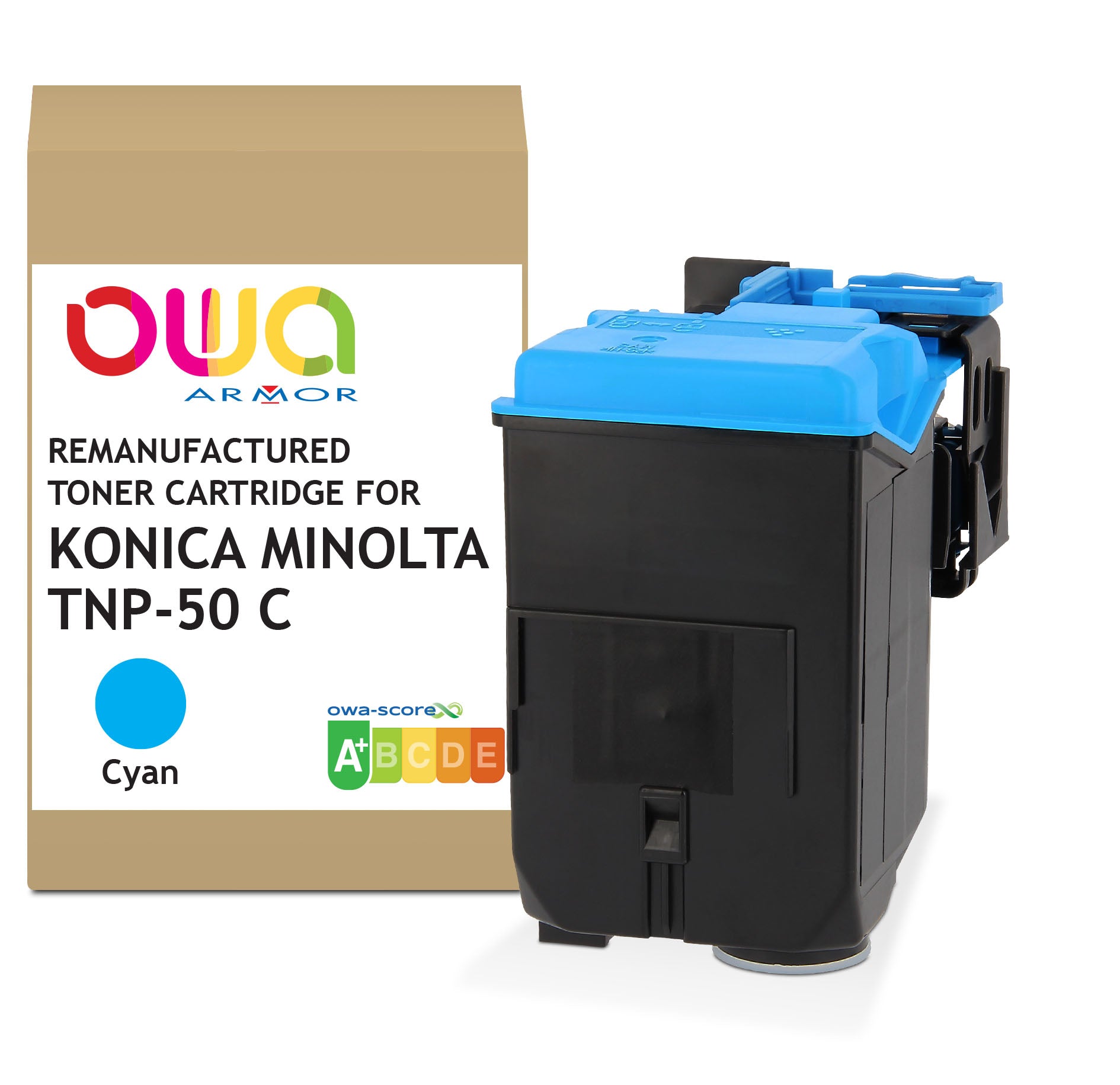 Konica Minolta Konica Minolta Tnp50c - Remanufactured Toner Owa - Cyan