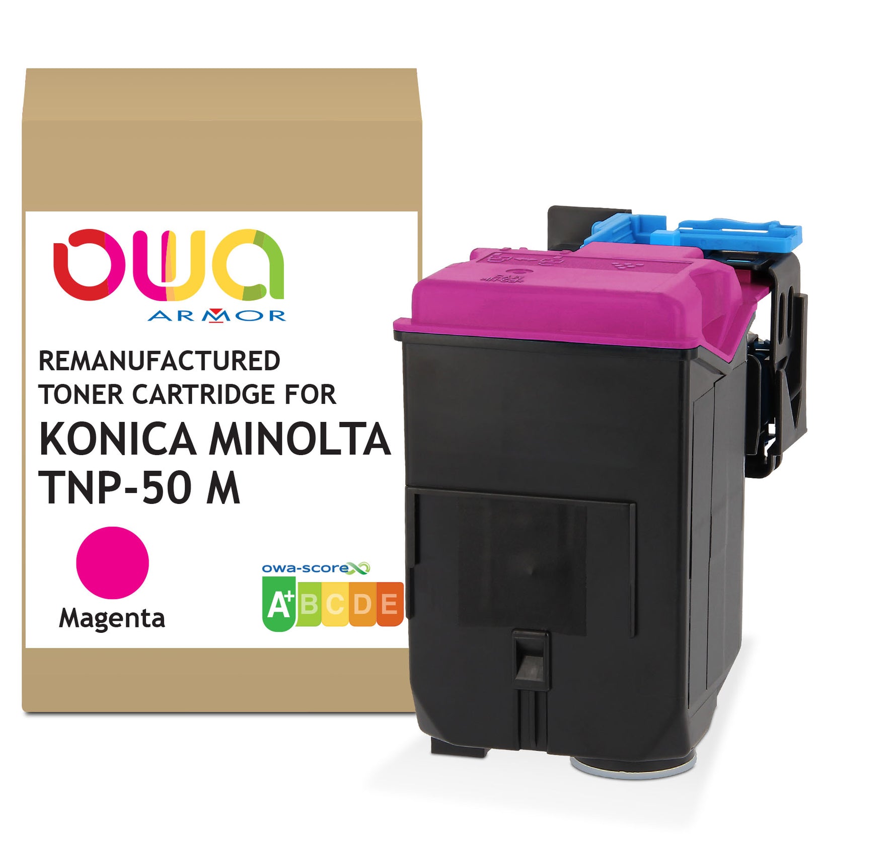 Konica Minolta Konica Minolta Tnp50m - Remanufactured Toner Owa - Magenta