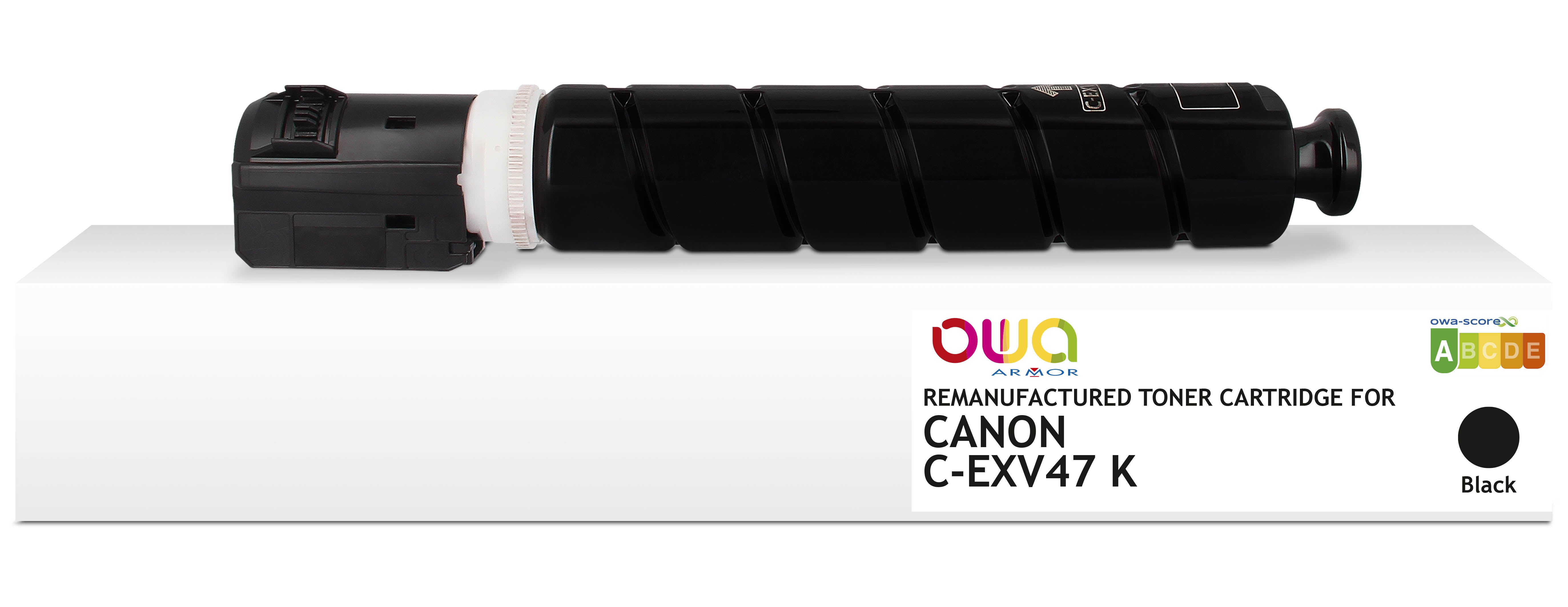 Canon Canon C-Exv47 K - Remanufactured Toner Owa - Black