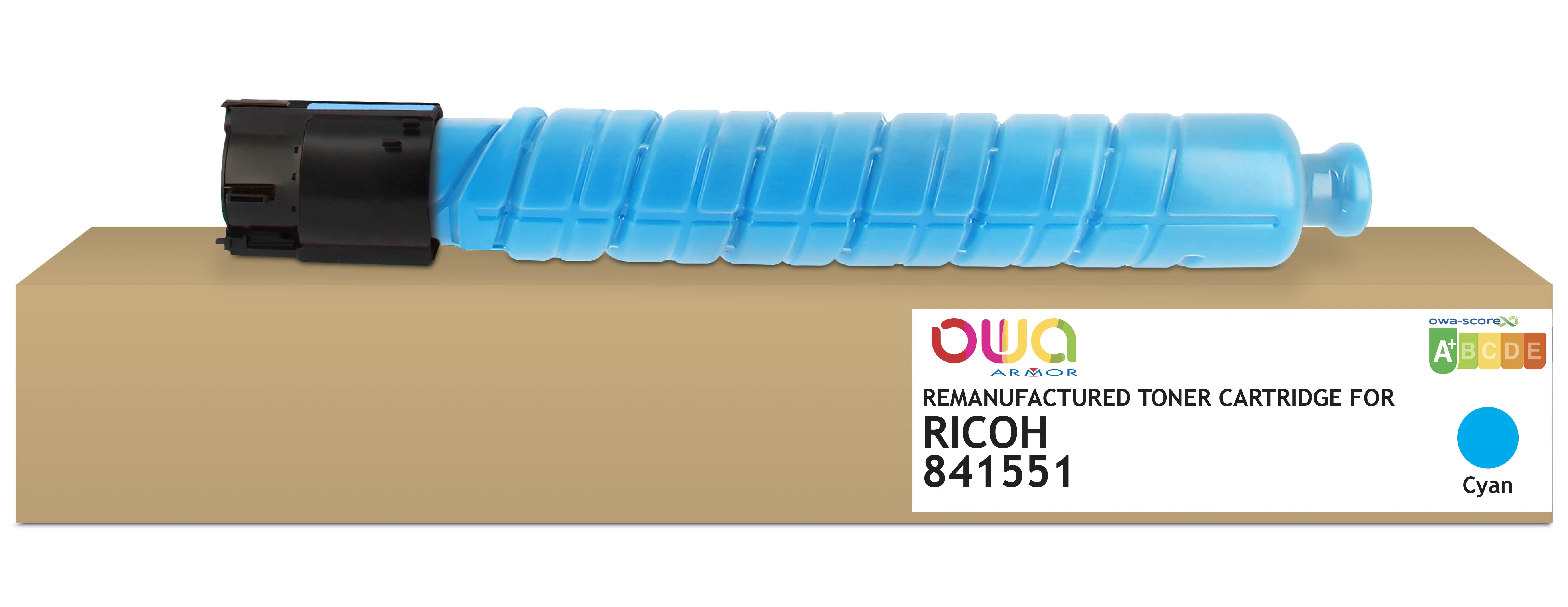 Ricoh Ricoh 841551 - Remanufactured Toner Owa - Cyan