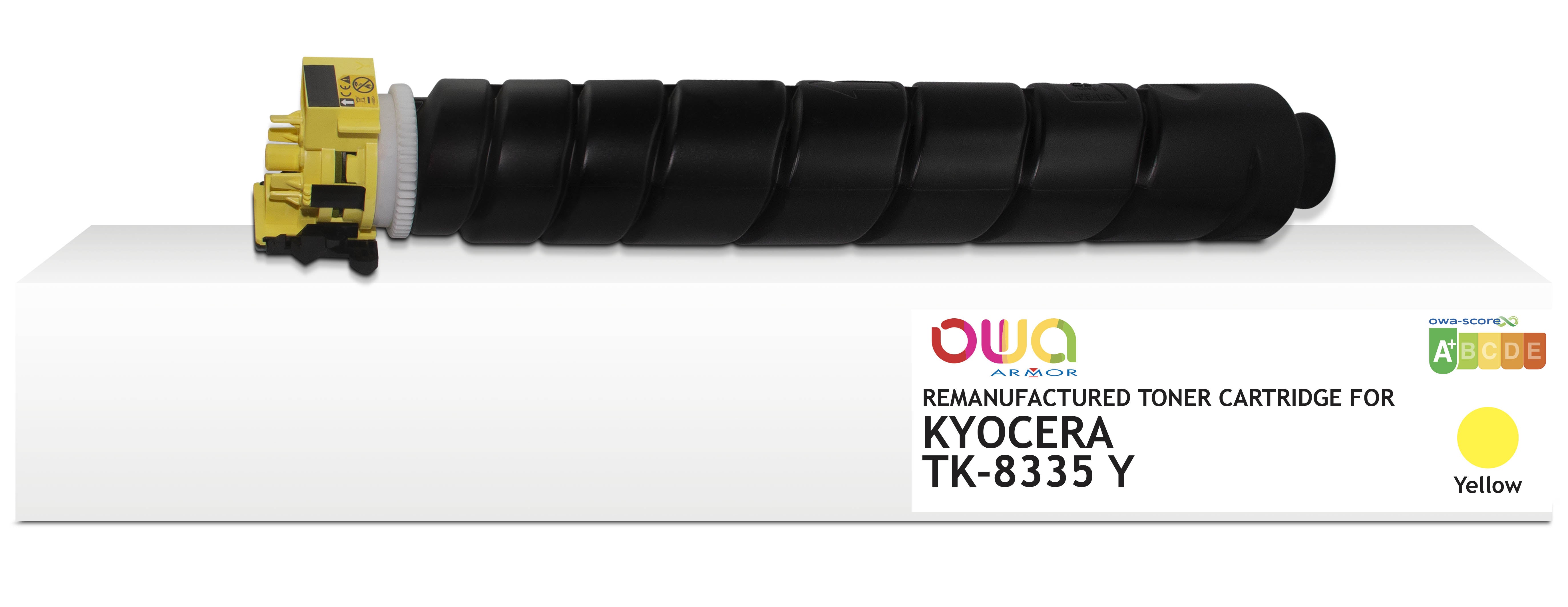 Kyocera Kyocera Tk-8335Y - Remanufactured Toner Owa - Yellow