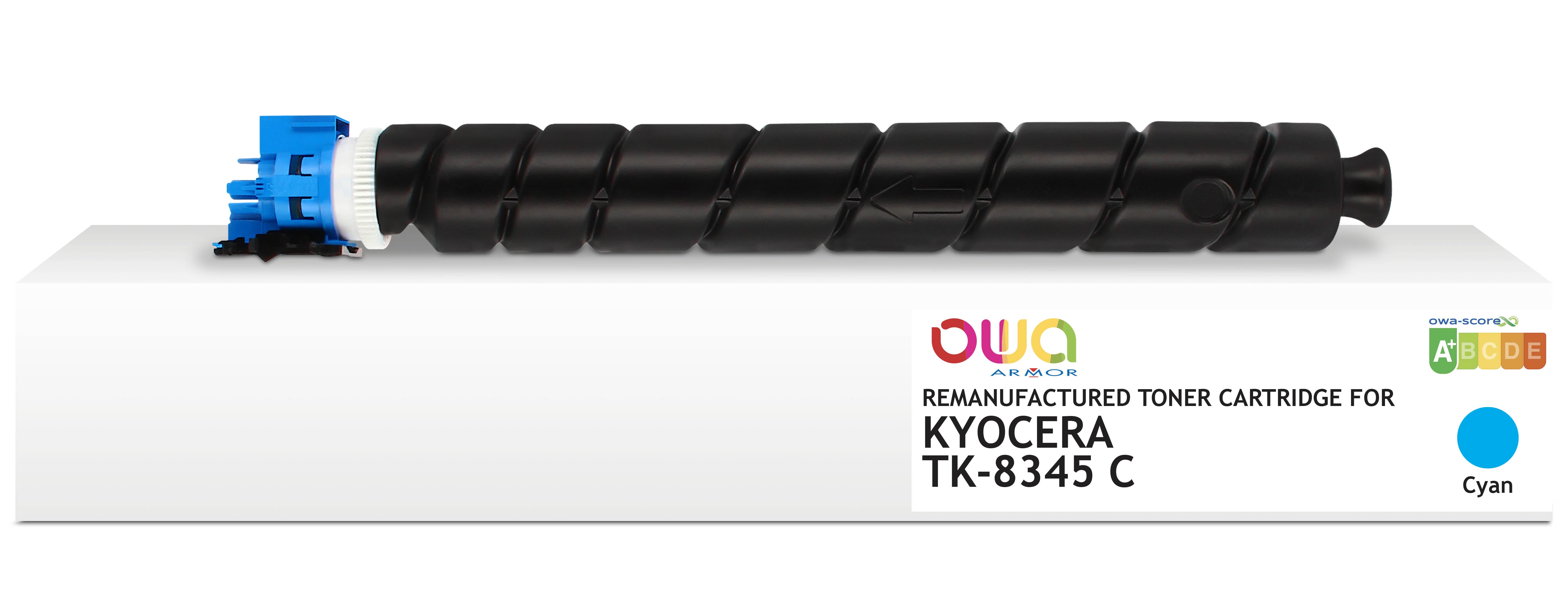 Kyocera Kyocera Tk-8345C - Remanufactured Toner Owa - Cyan