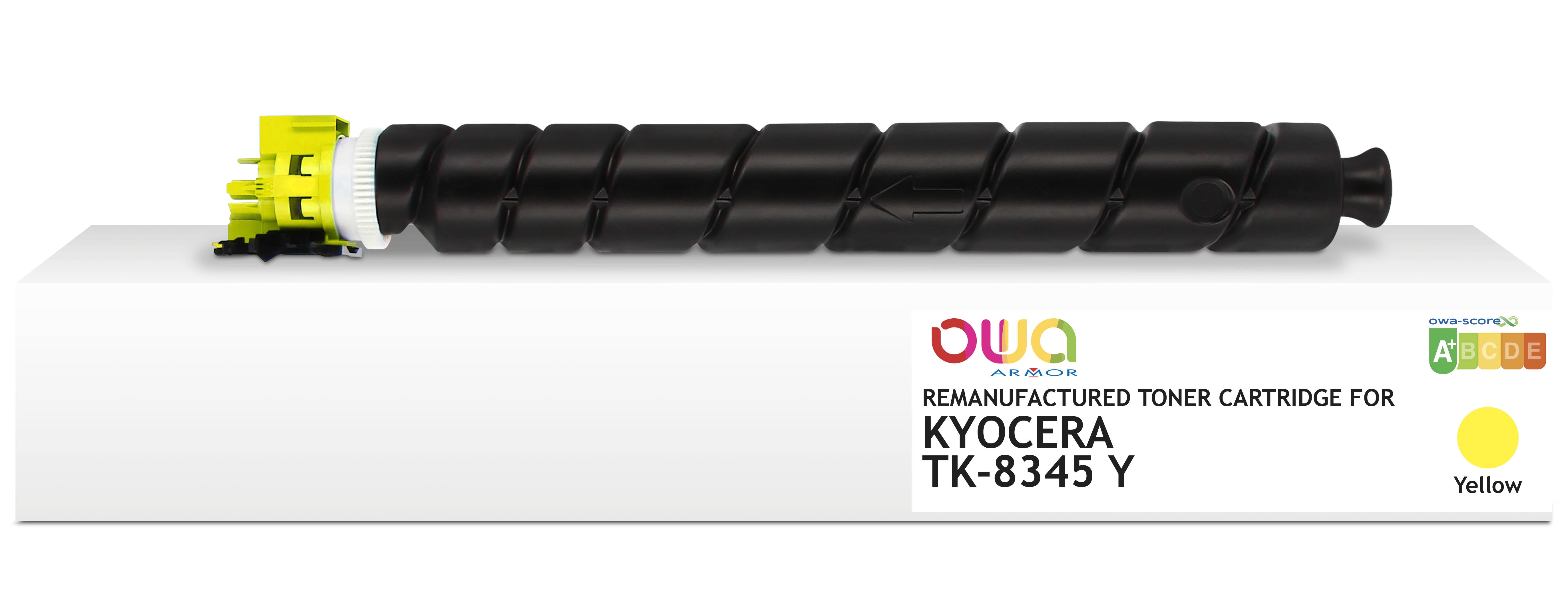 Kyocera Kyocera Tk-8345Y - Remanufactured Toner Owa - Yellow