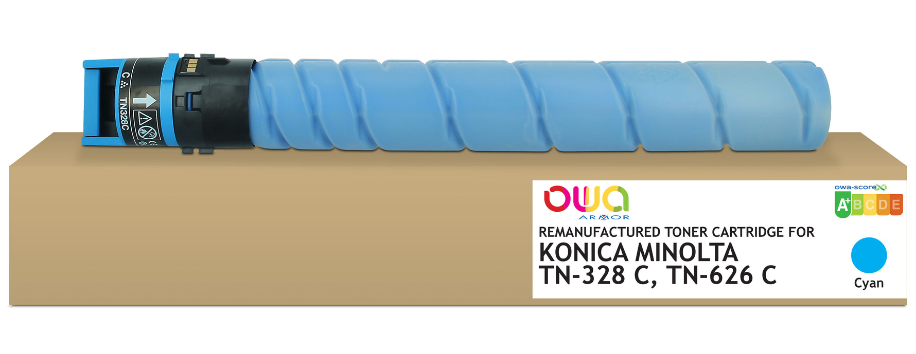 Konica Minolta Konica Minolta Tn328c/Tn626c - Remanufactured Toner Owa - Cyan
