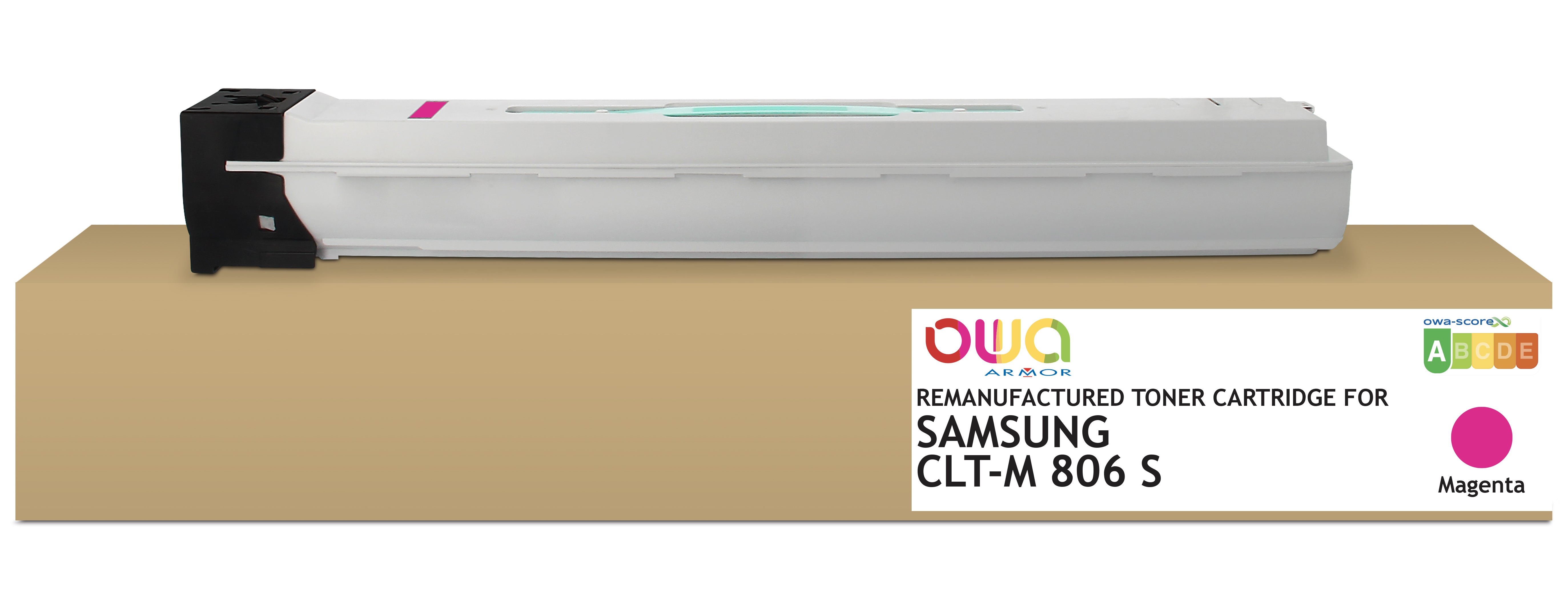 Samsung Samsung Clt-M 806 S/Els - Remanufactured Toner Owa - Magenta