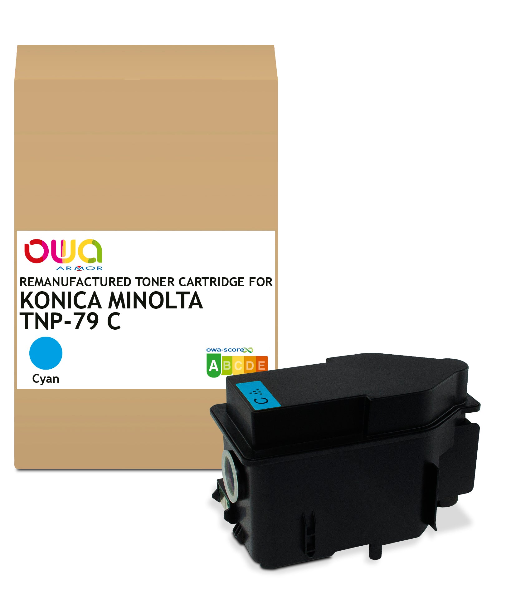Konica Minolta Konica Minolta Tnp79c - Remanufactured Toner Owa - Cyan