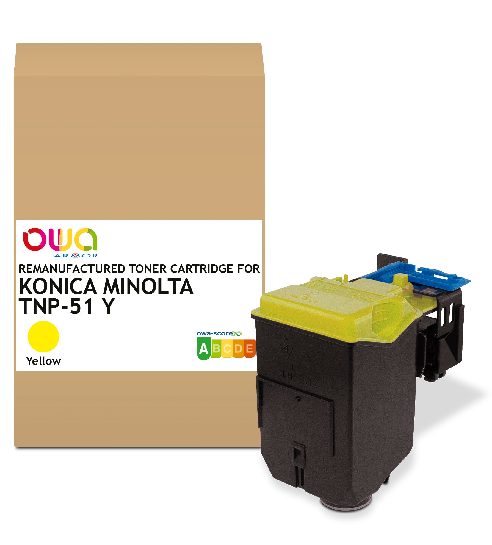 Konica Minolta Konica Minolta Tnp51y - Remanufactured Toner Owa - Yellow