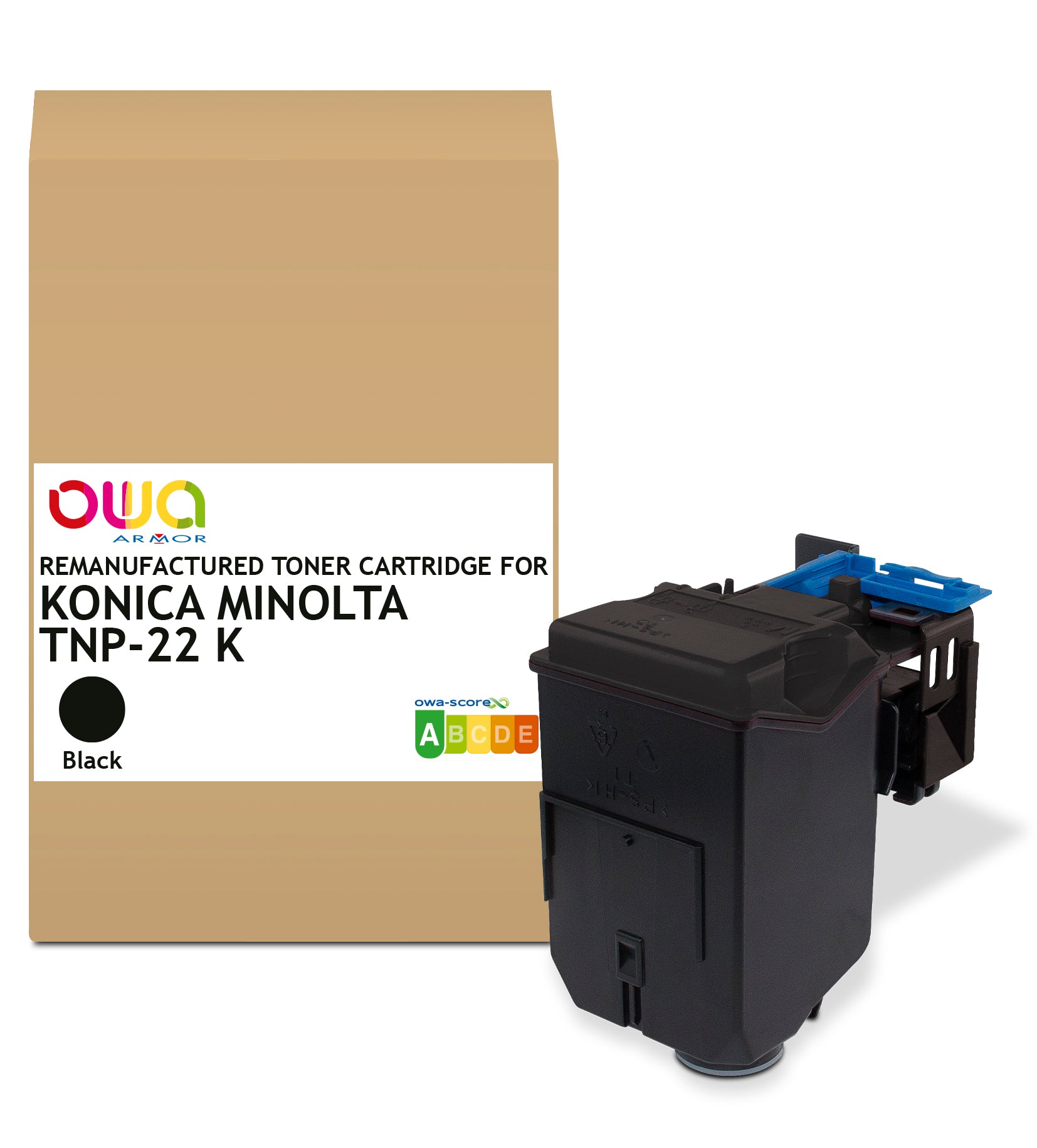 Konica Minolta Konica Minolta Tnp22k - Remanufactured Toner Owa - Black