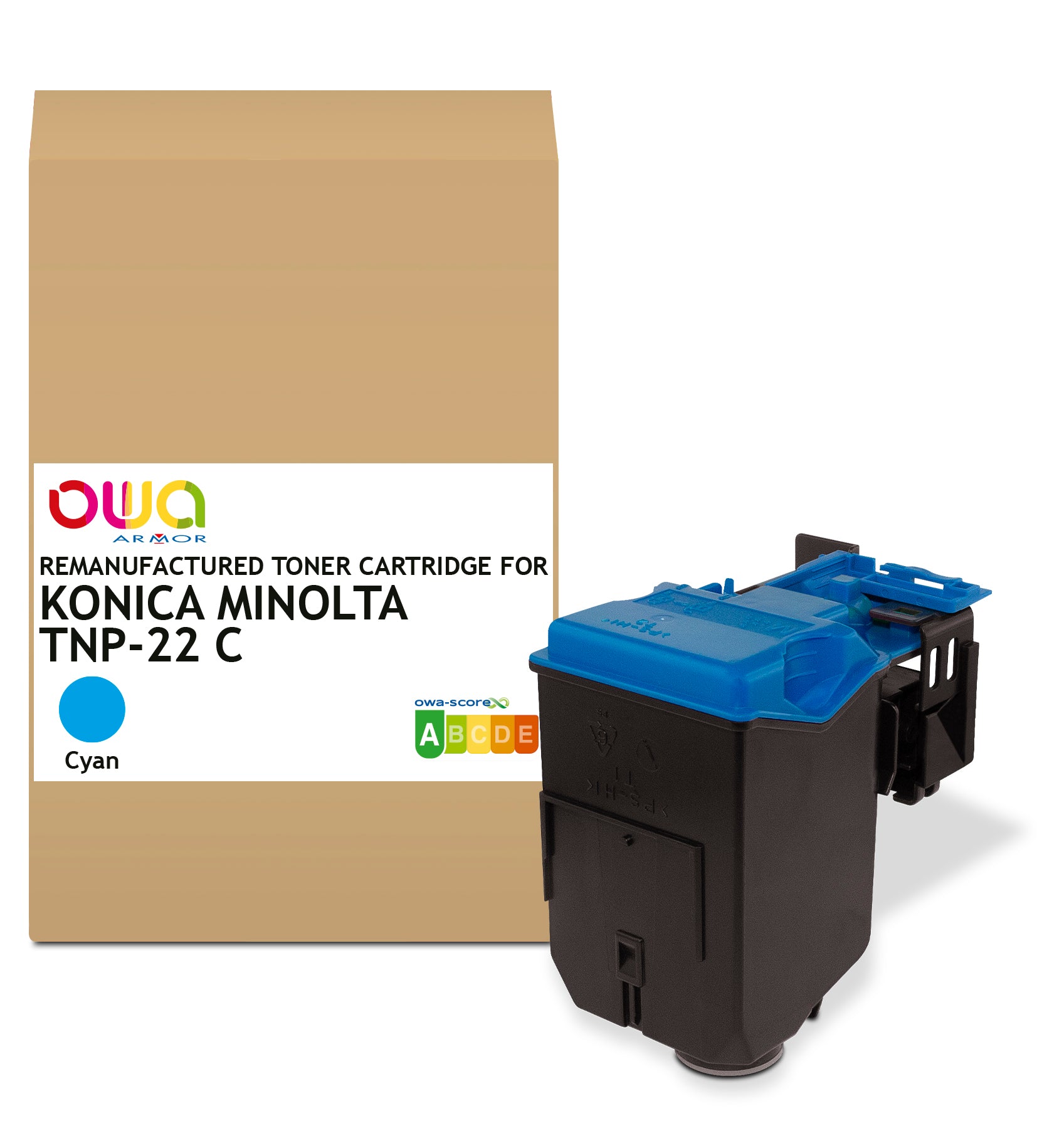 Konica Minolta Konica Minolta Tnp22c - Remanufactured Toner Owa - Cyan