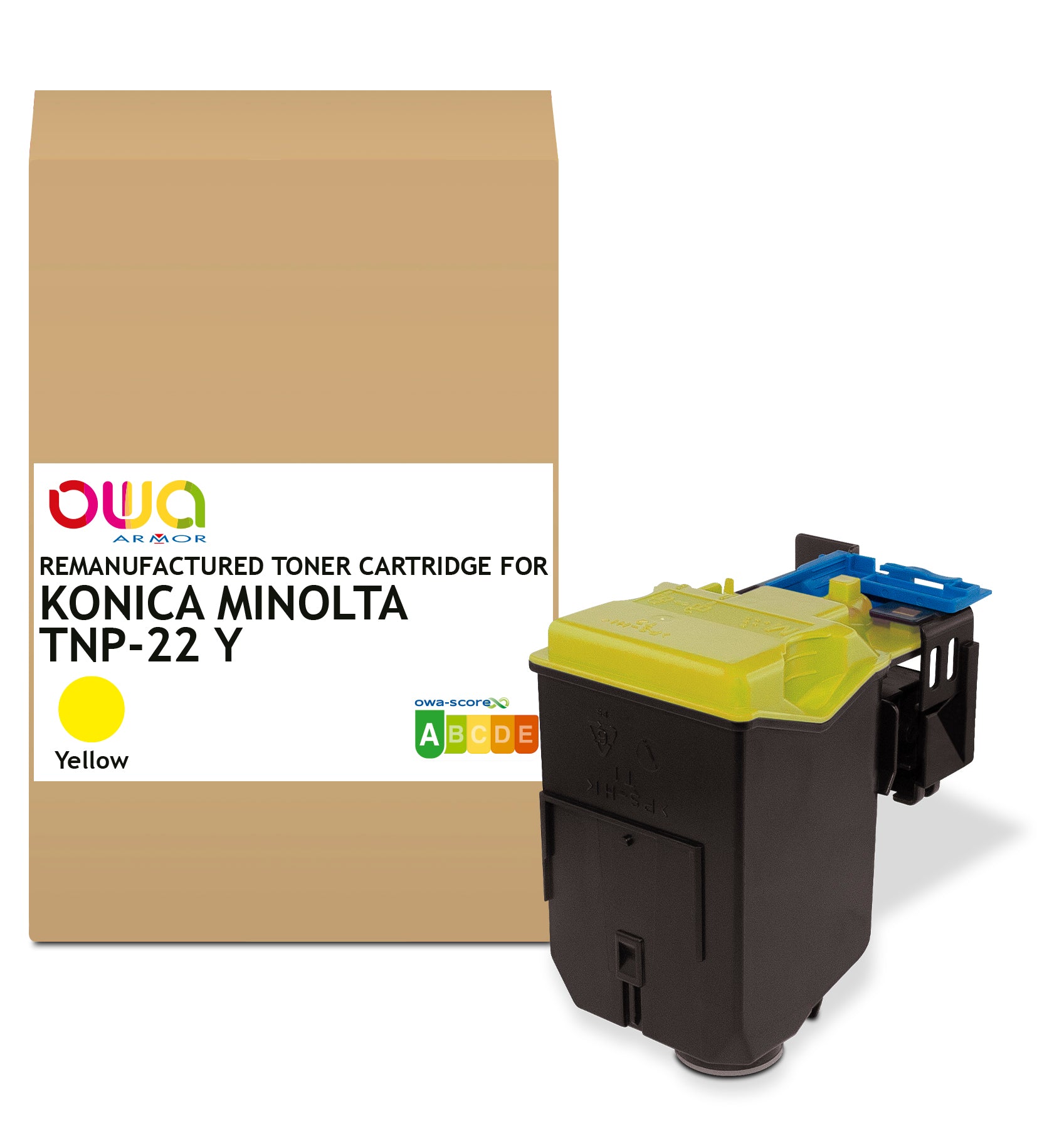 Konica Minolta Konica Minolta Tnp22y - Remanufactured Toner Owa - Yellow