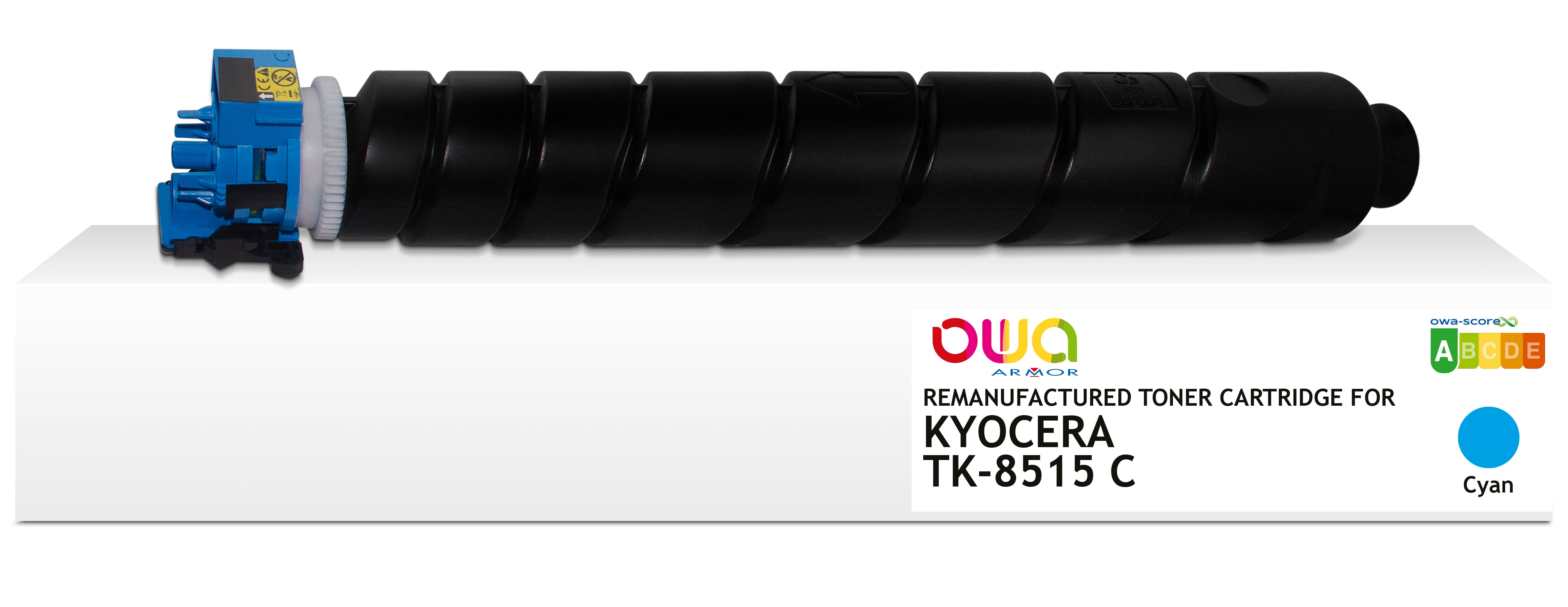 Kyocera Kyocera Tk-8515C - Remanufactured Toner Owa - Cyan