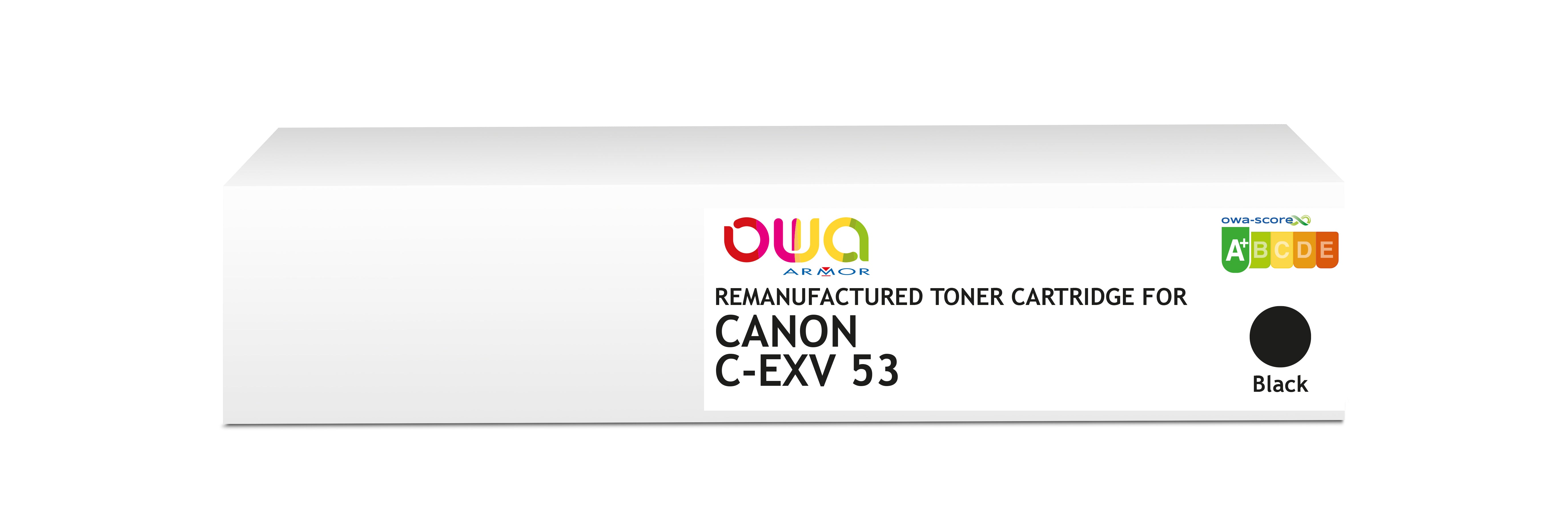 Canon Canon C-Exv53 - Remanufactured Toner Owa - Black