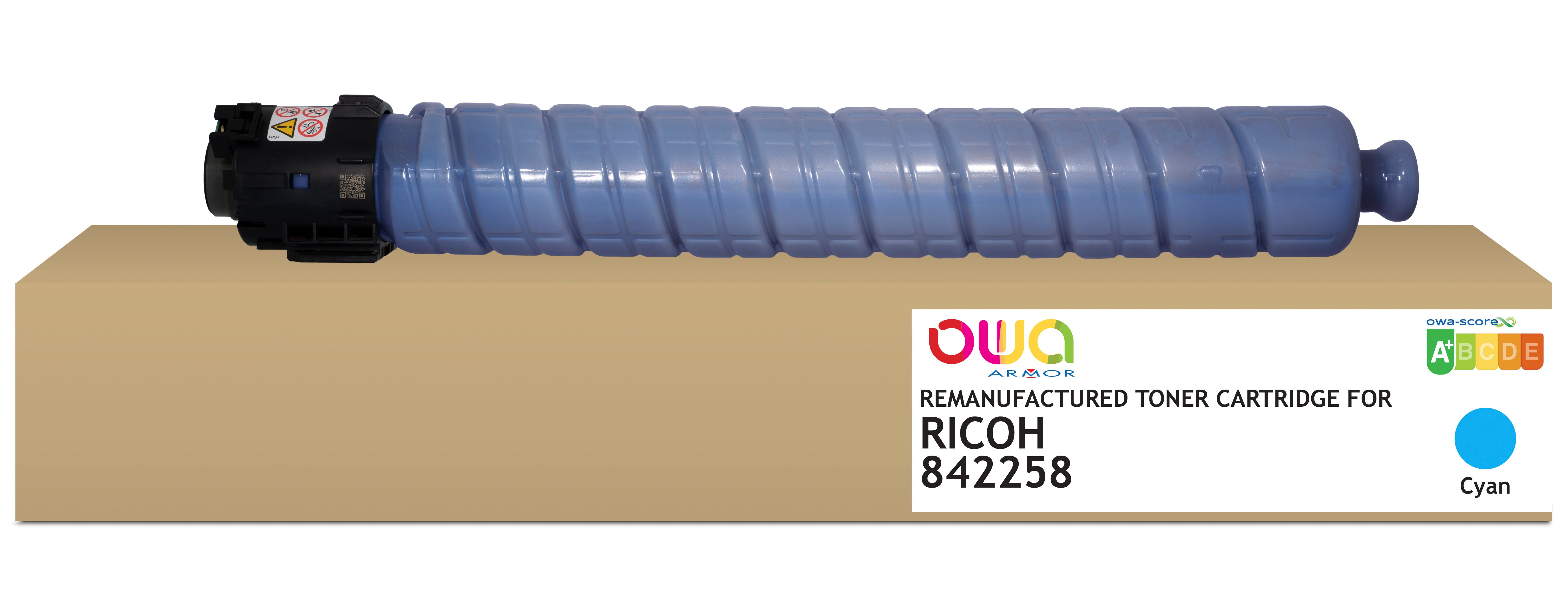 Ricoh Ricoh 842258 - Remanufactured Toner Owa - Cyan