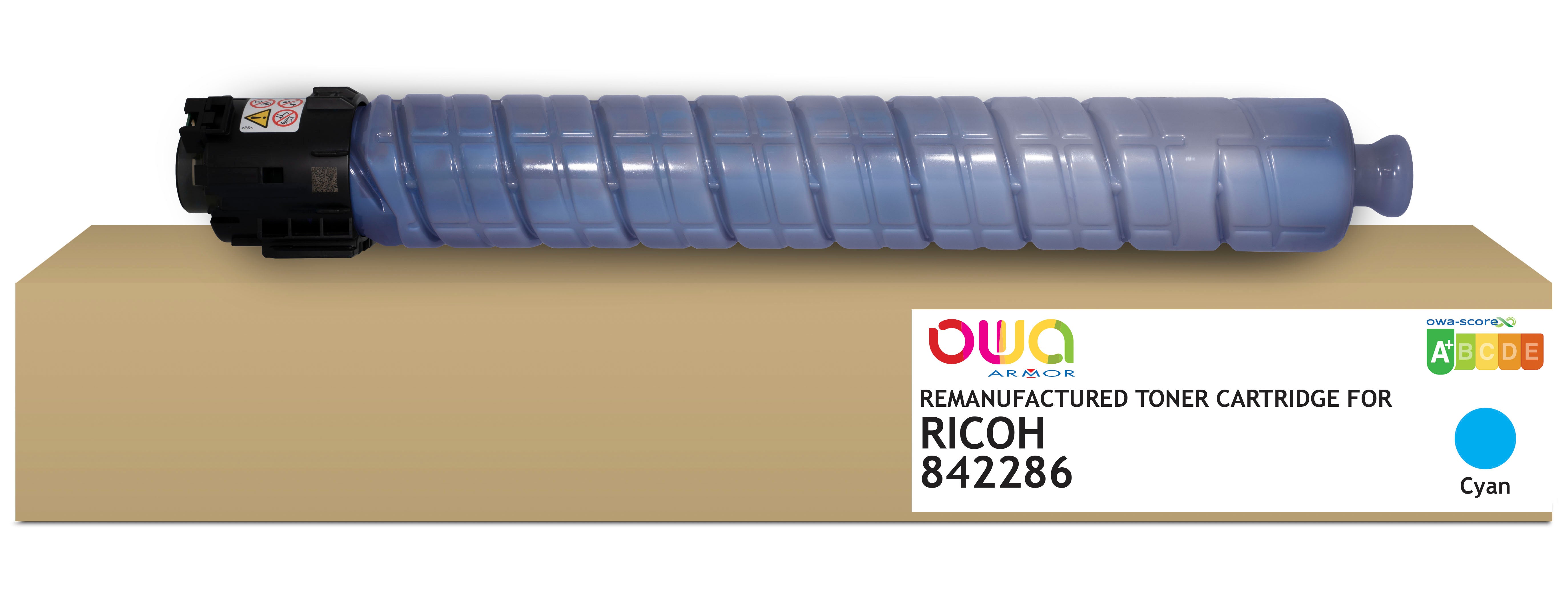 Ricoh Ricoh 842286 - Remanufactured Toner Owa - Cyan