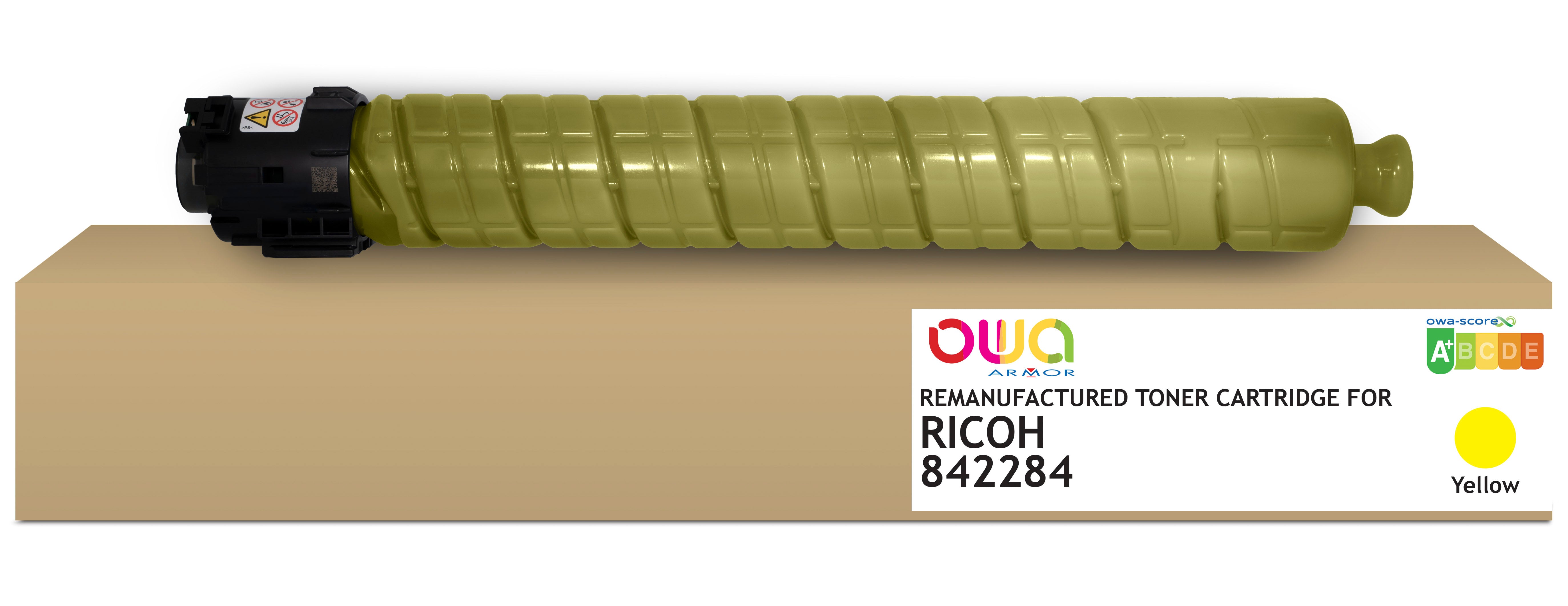 Ricoh Ricoh 842284 - Remanufactured Toner Owa - Yellow