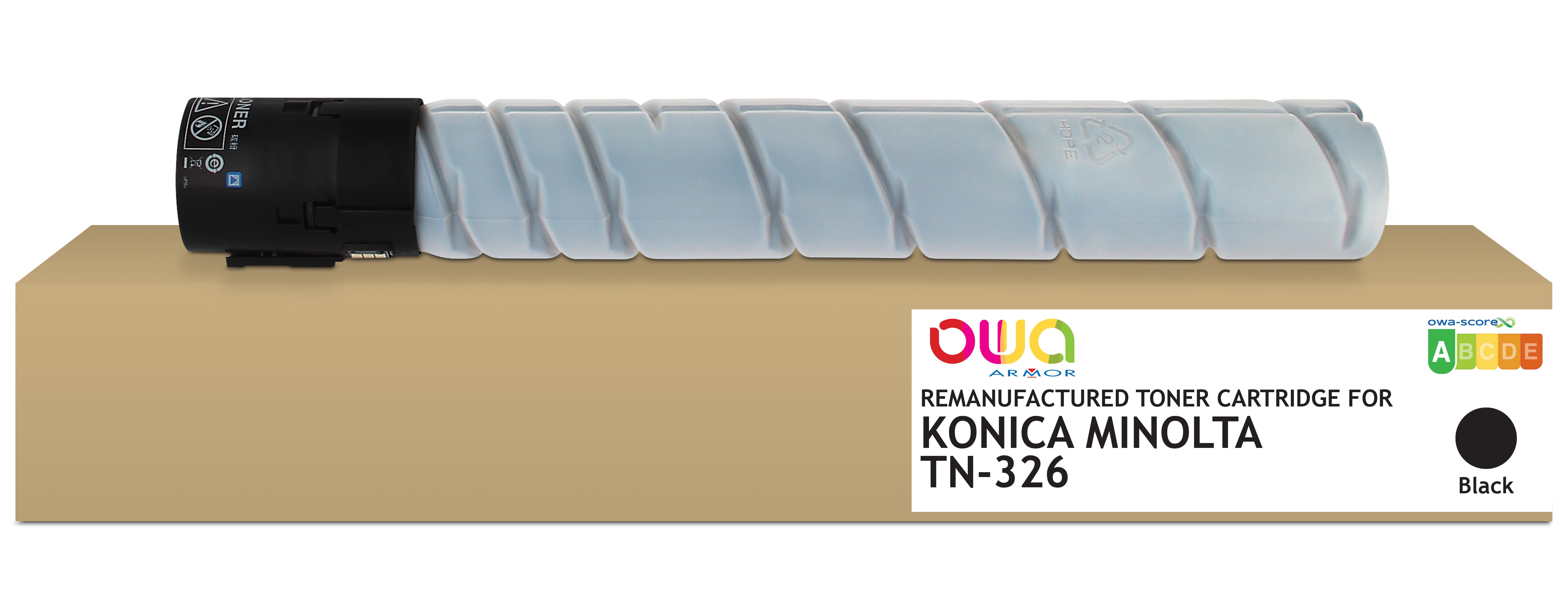Konica Minolta Konica Minolta Tn326 - Remanufactured Toner Owa - Black