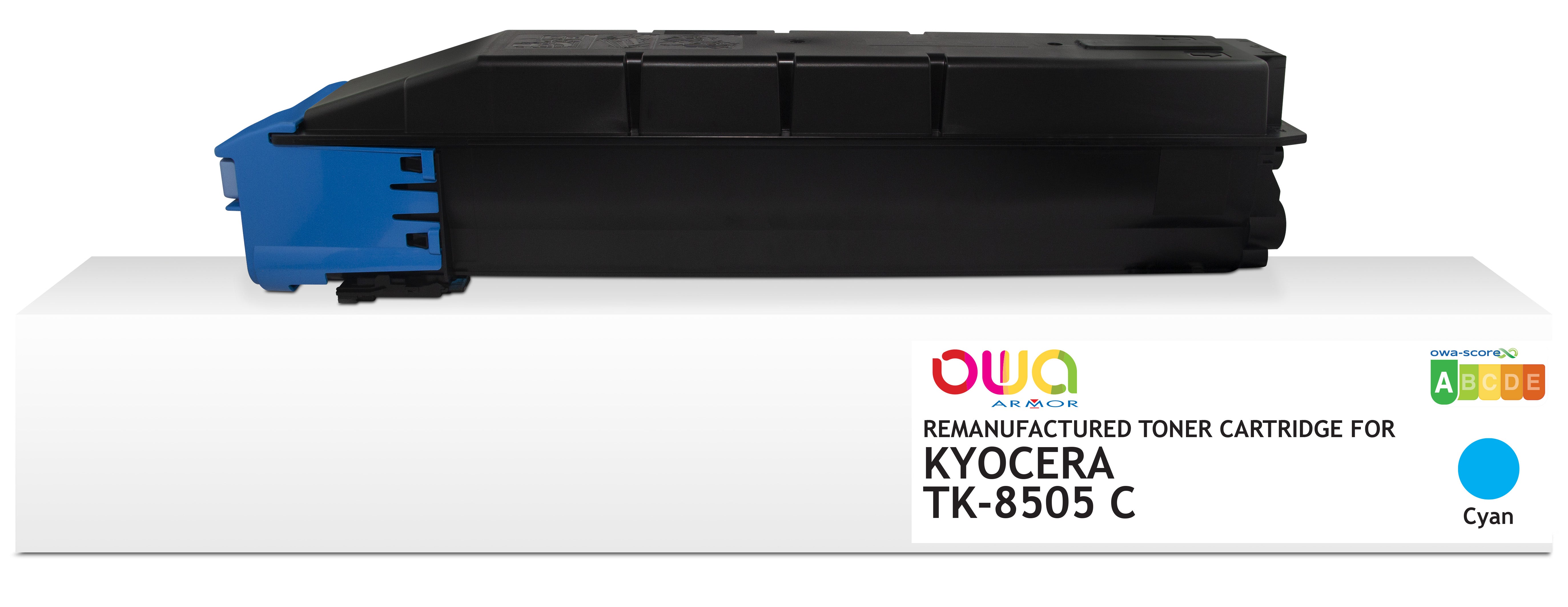 Kyocera Kyocera Tk-8505C - Remanufactured Toner Owa - Cyan