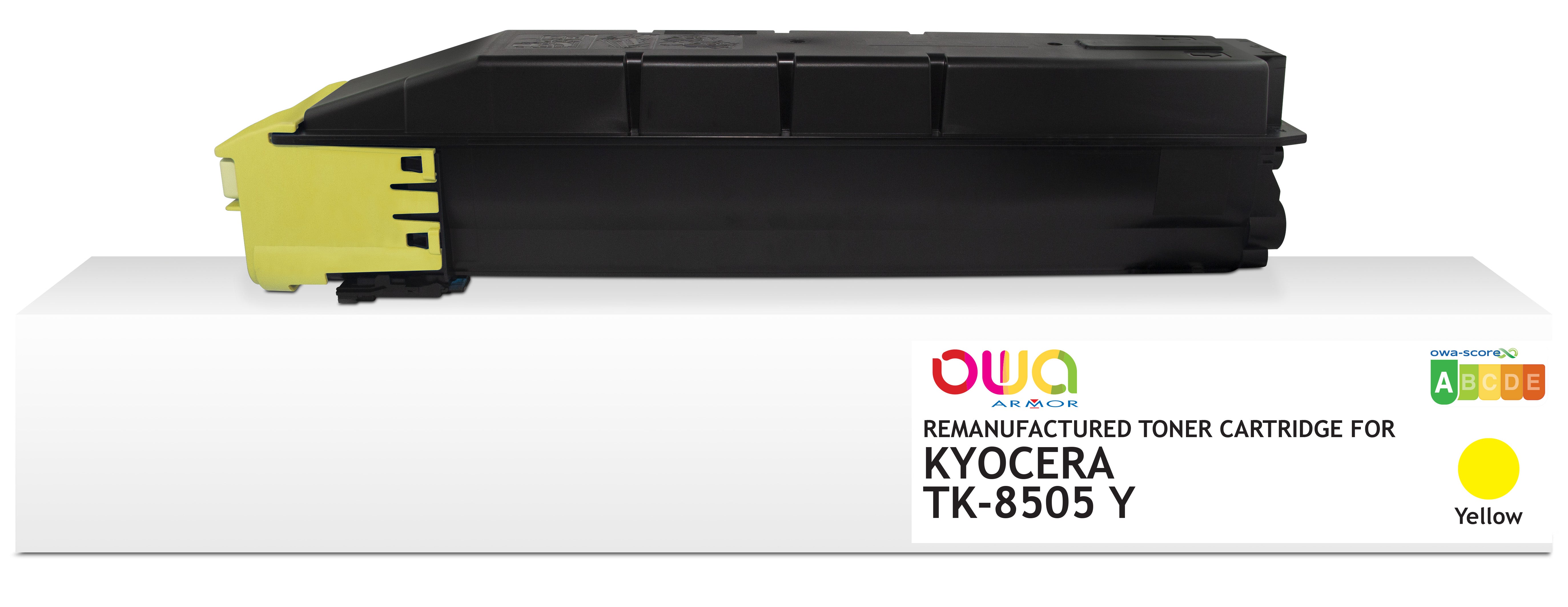 Kyocera Kyocera Tk-8505Y - Remanufactured Toner Owa - Yellow