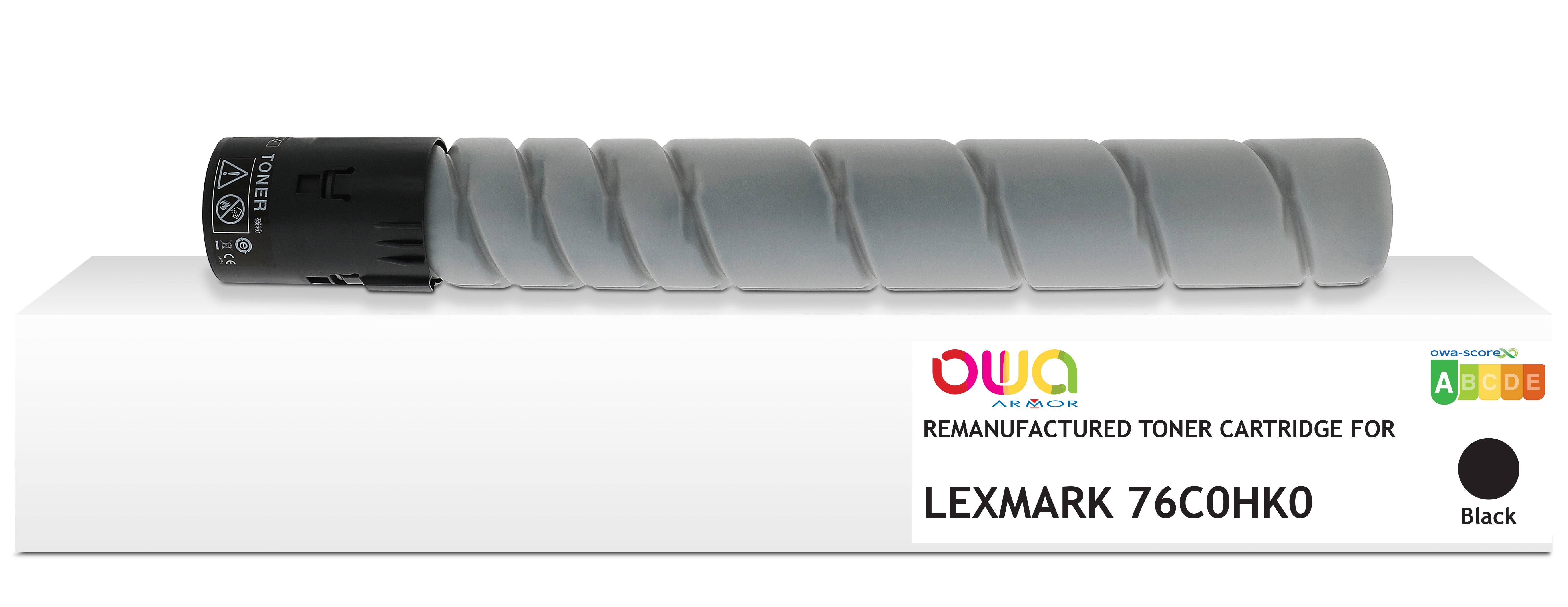 Lexmark Lexmark 76C0hk0 - Remanufactured Toner Owa - Black
