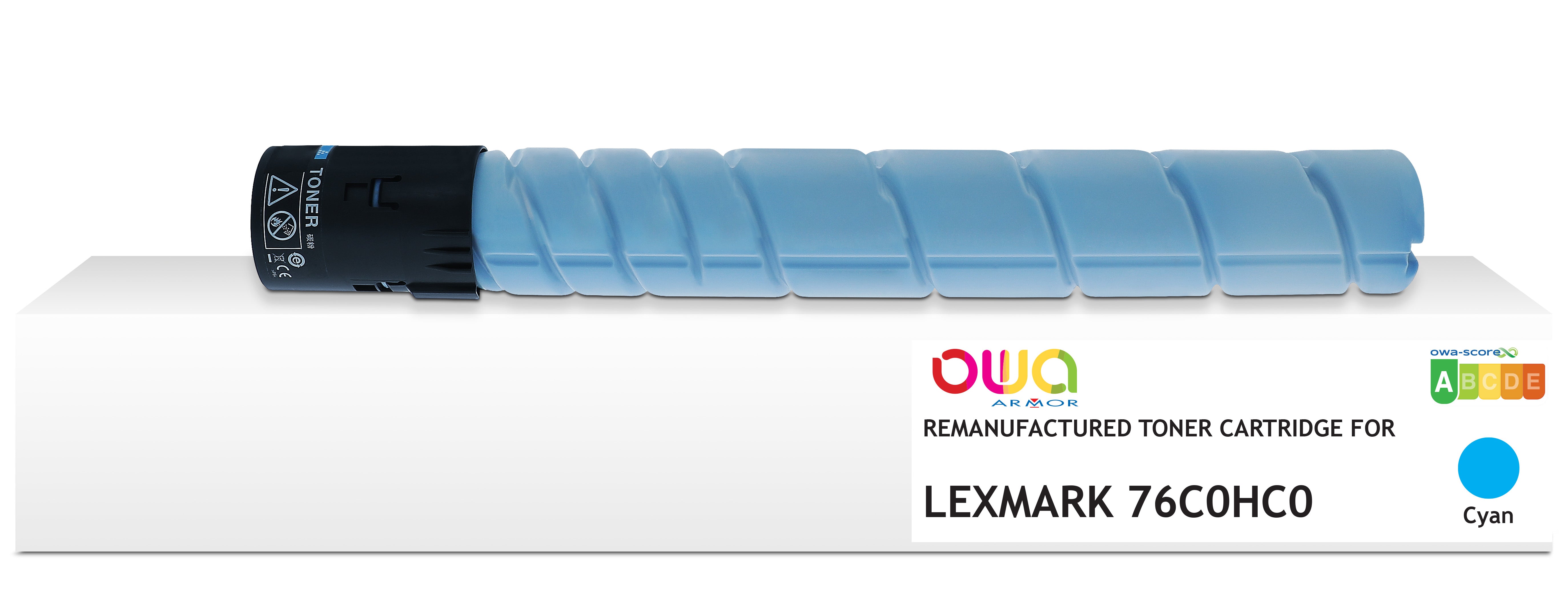 Lexmark Lexmark 76C0hc0 - Remanufactured Toner Owa - Cyan
