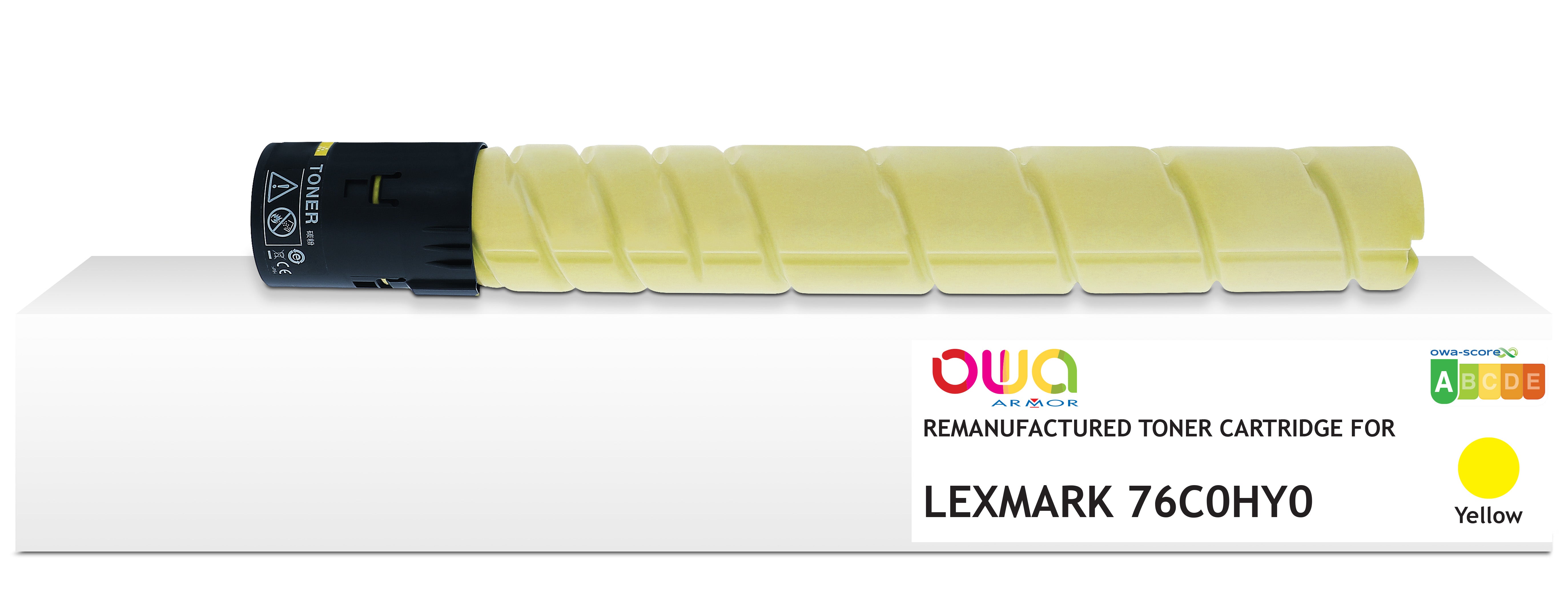 Lexmark Lexmark 76C0hy0 - Remanufactured Toner Owa - Yellow
