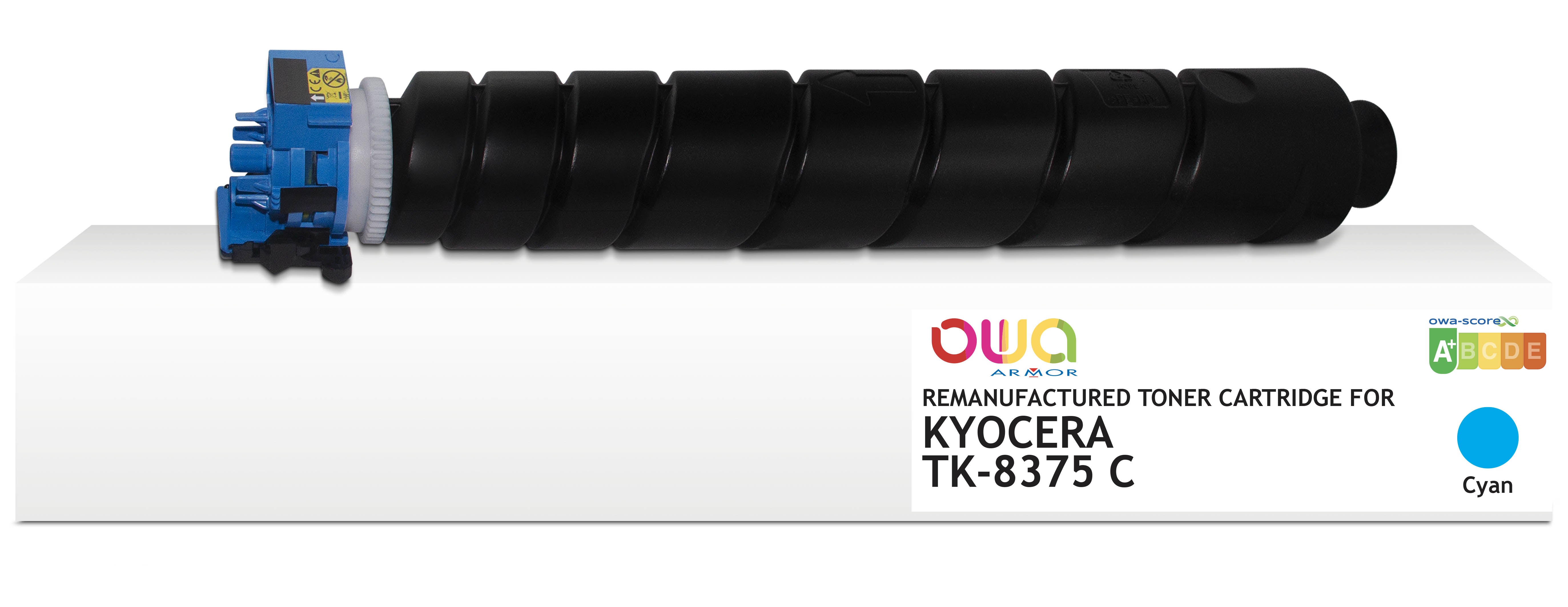 Kyocera Kyocera Tk-8375C - Remanufactured Toner Owa - Cyan
