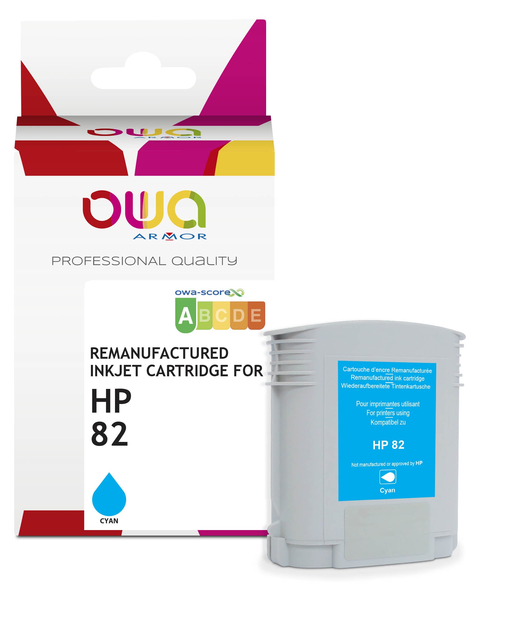 Hp Hp C4911a - Remanufactured Plotter Ink Cartridge Owa - Cyan