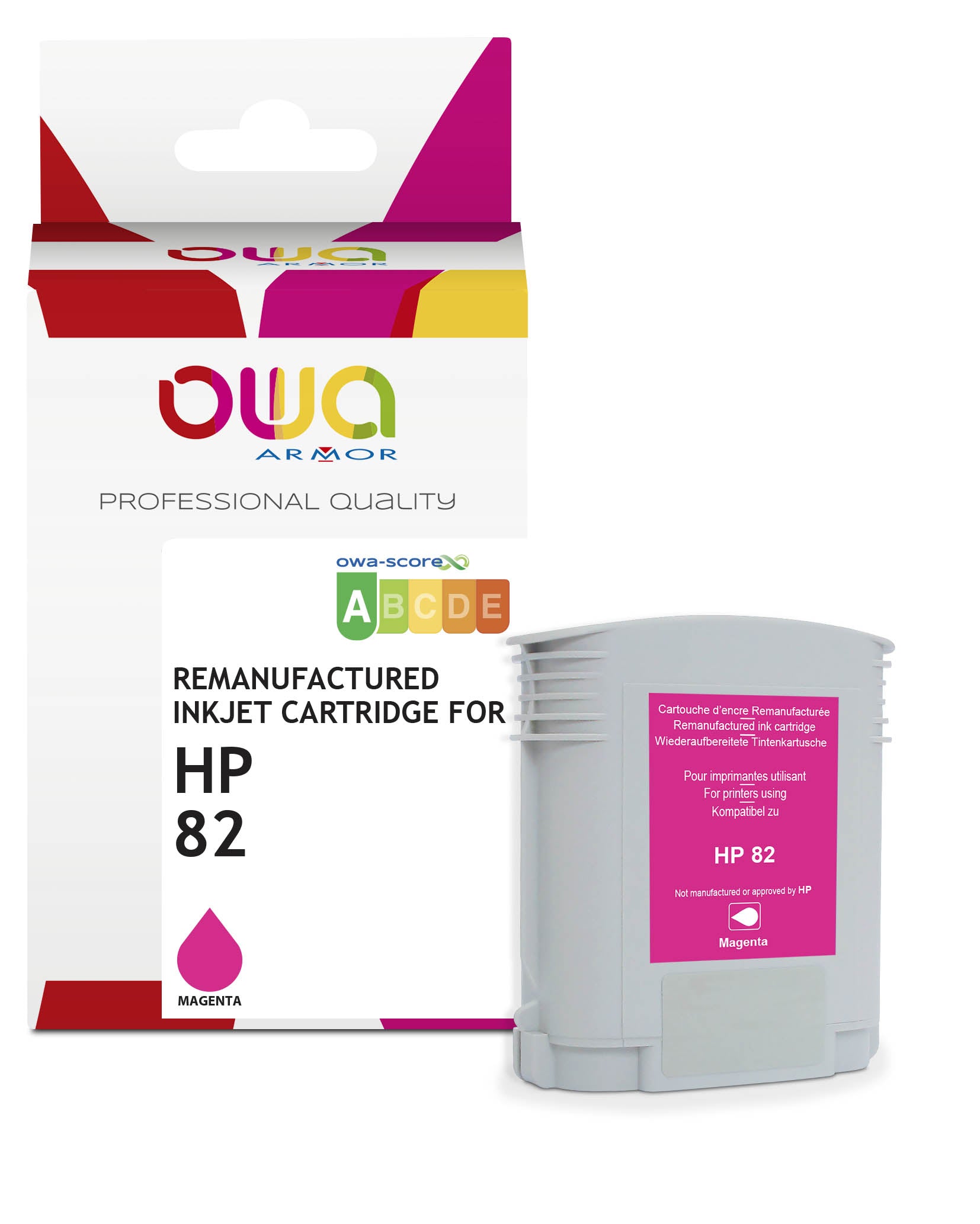 Hp Hp C4912a - Remanufactured Plotter Ink Cartridge Owa - Magenta