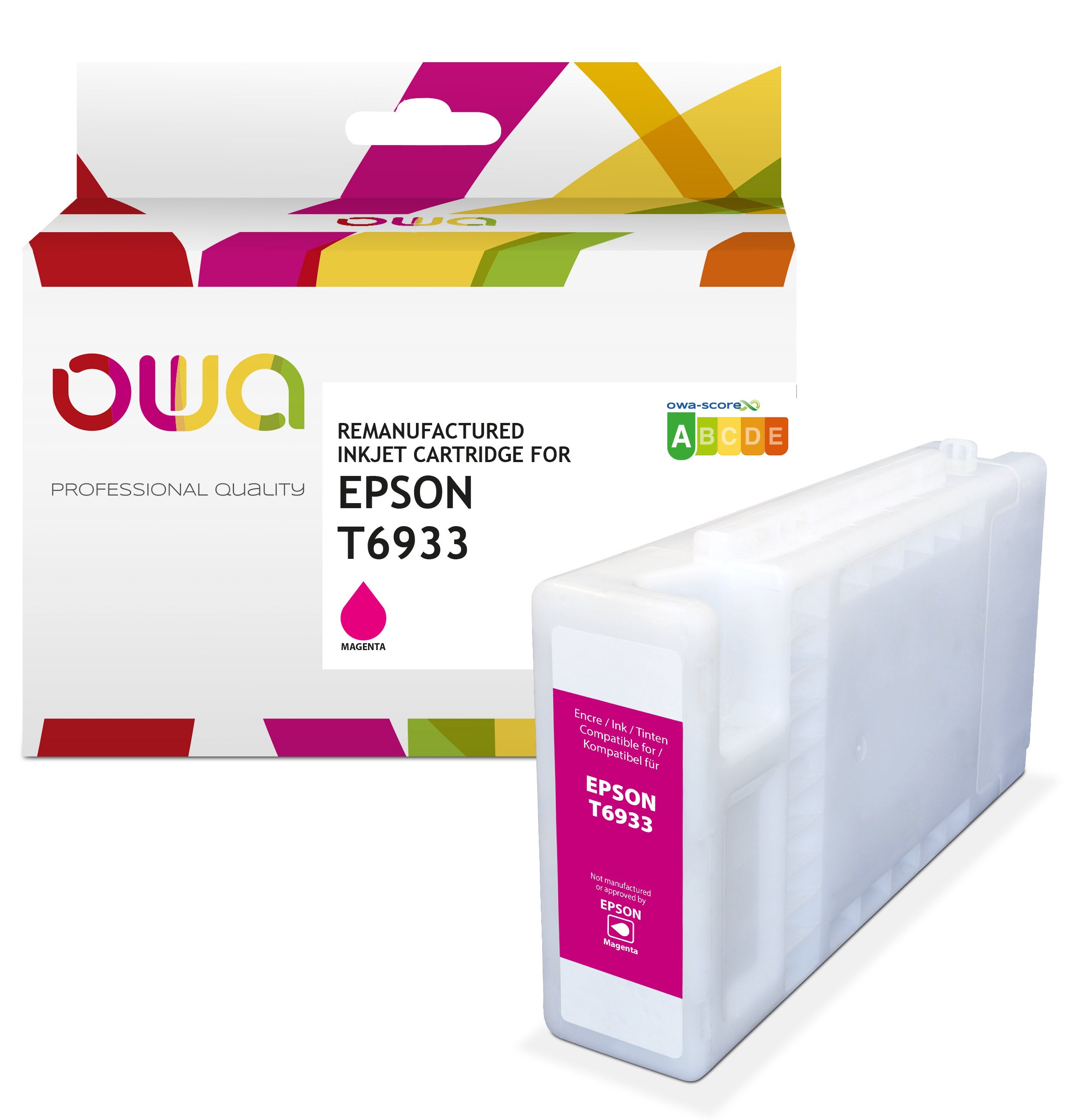 Epson Epson T6933 - Remanufactured Plotter Ink Cartridge Owa - Magenta
