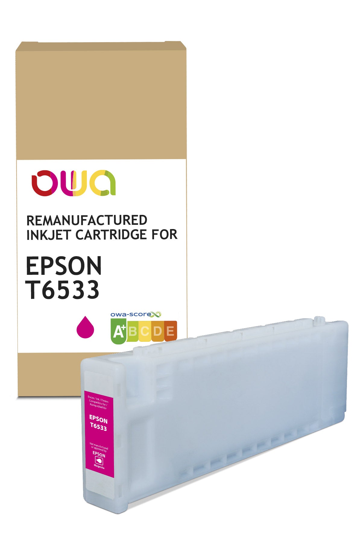 Epson Epson C 13 T 653300 - Remanufactured Plotter Ink Cartridge Owa - Magenta