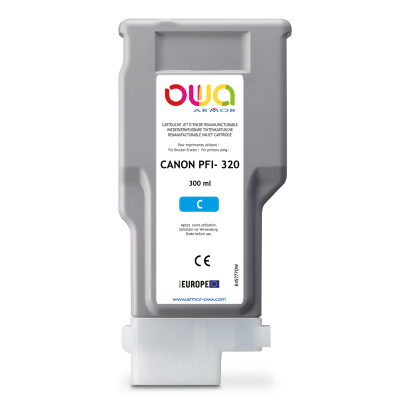 Canon Canon Pfi-320 C - Remanufactured Plotter Ink Cartridge Owa - Cyan