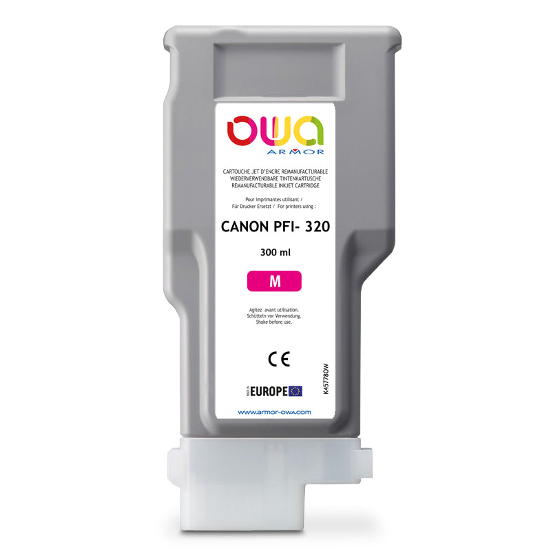 Canon Canon Pfi-320 M - Remanufactured Plotter Ink Cartridge Owa - Magenta