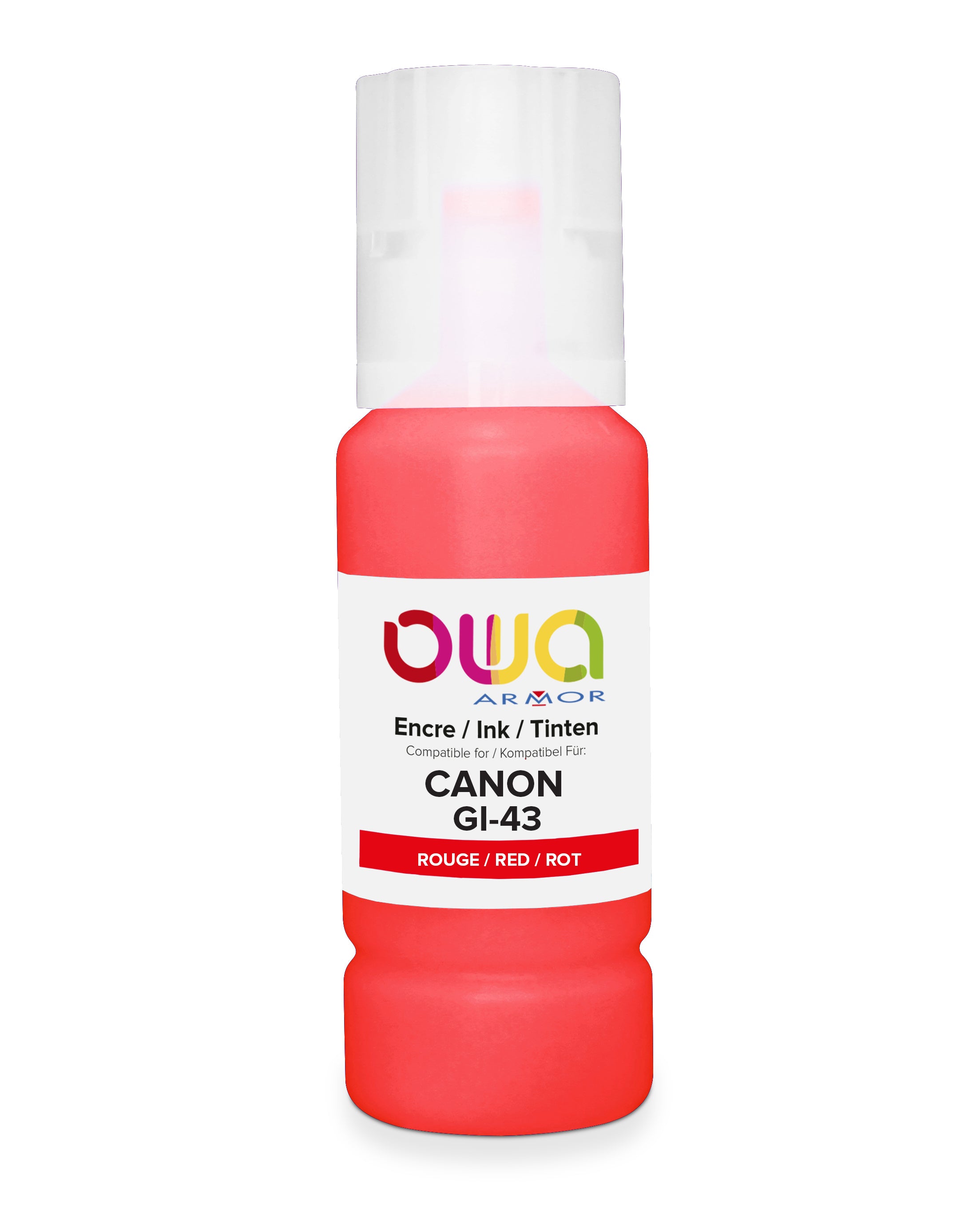 Canon Canon Gi-43 R - Compatible Ink Bottle Owa - Red