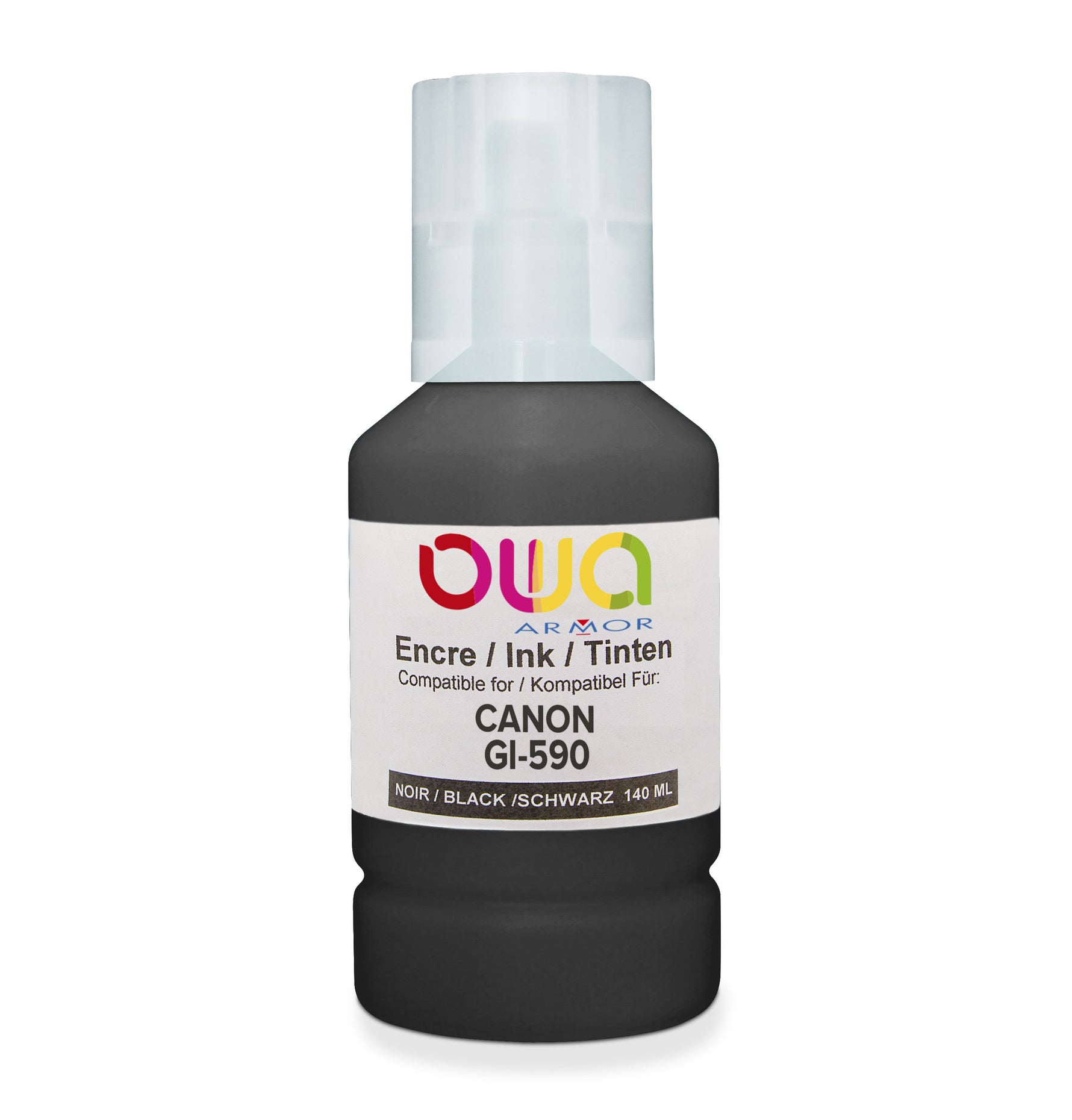 Canon Canon Gi-590 Bk - Compatible Ink Bottle Owa - Black