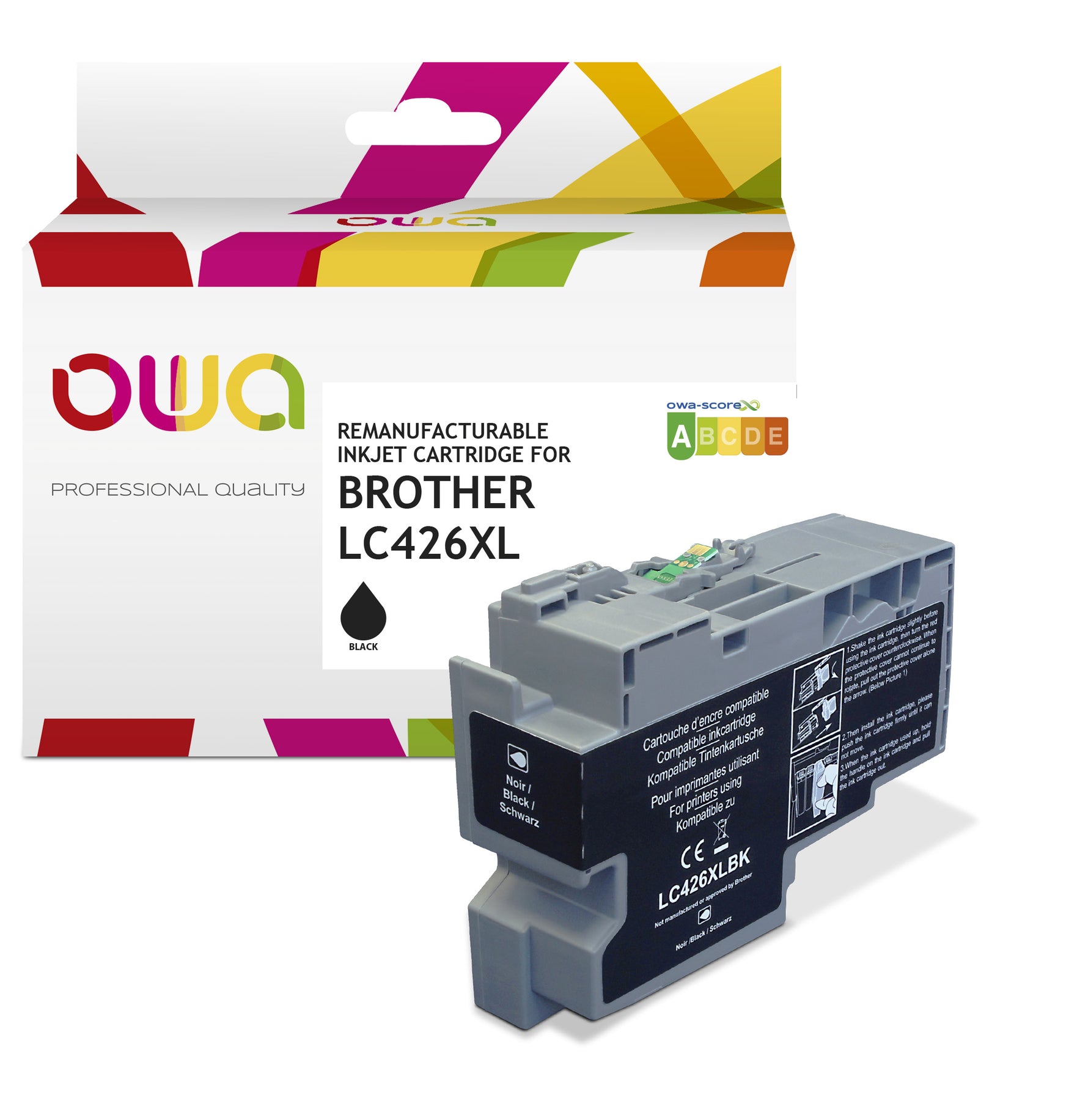 Brother Brother Lc426xl - Remanufacturable Ink Cartridge Owa - High Capacity - Black