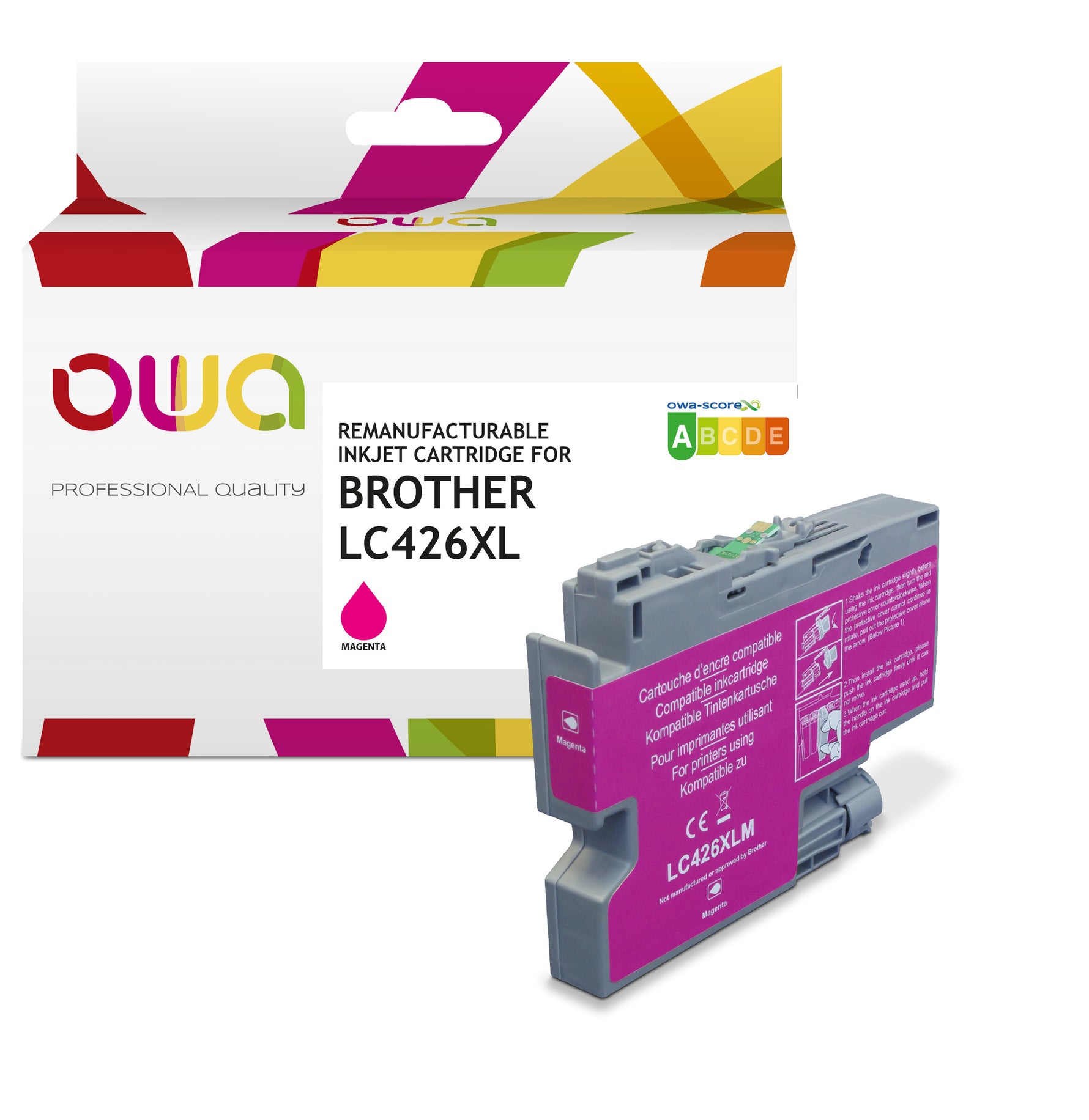 Brother Brother Lc426xl - Remanufacturable Ink Cartridge Owa - High Capacity - Magenta