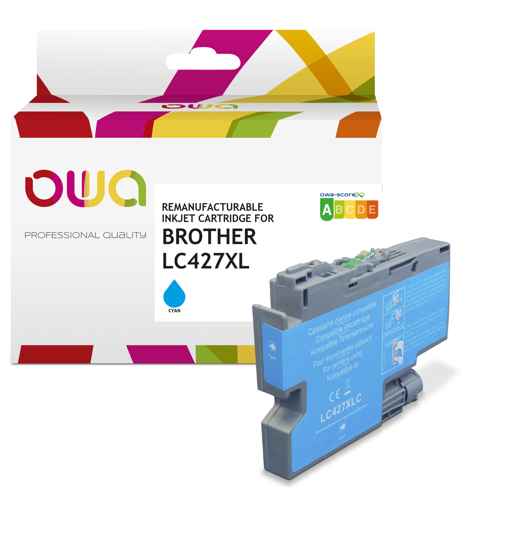 Brother Brother Lc427xl - Remanufacturable Ink Cartridge Owa - High Capacity - Cyan