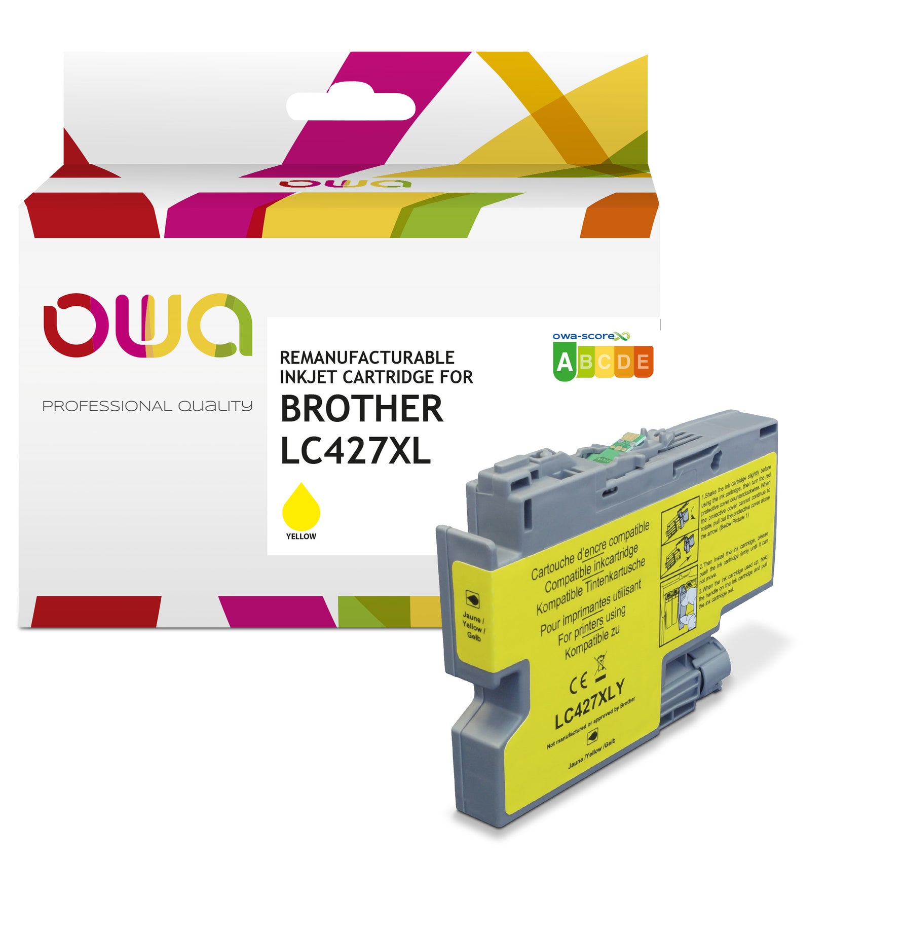 Brother Brother Lc427xl - Remanufacturable Ink Cartridge Owa - High Capacity - Yellow